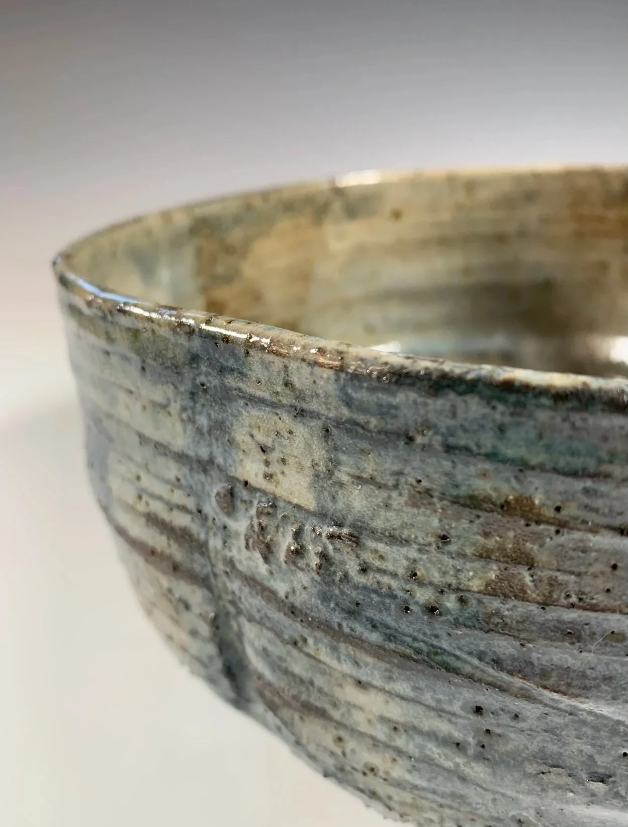ceramics plate mugs firing glazes round blue textured bowl