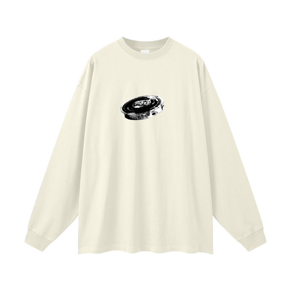 'Tourist' Oversized Unisex Long Sleeve Tee