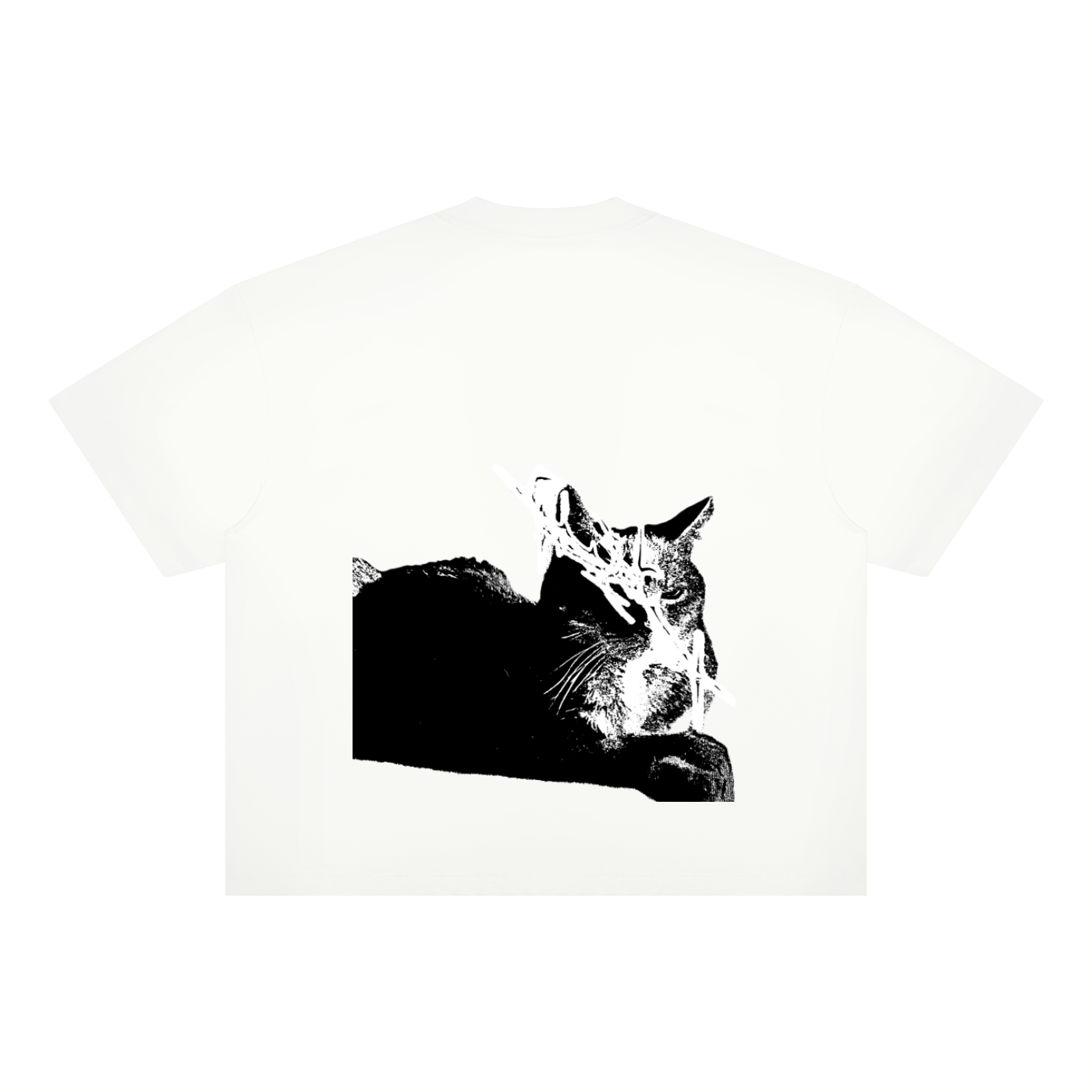 'Cyber' Printed Tee