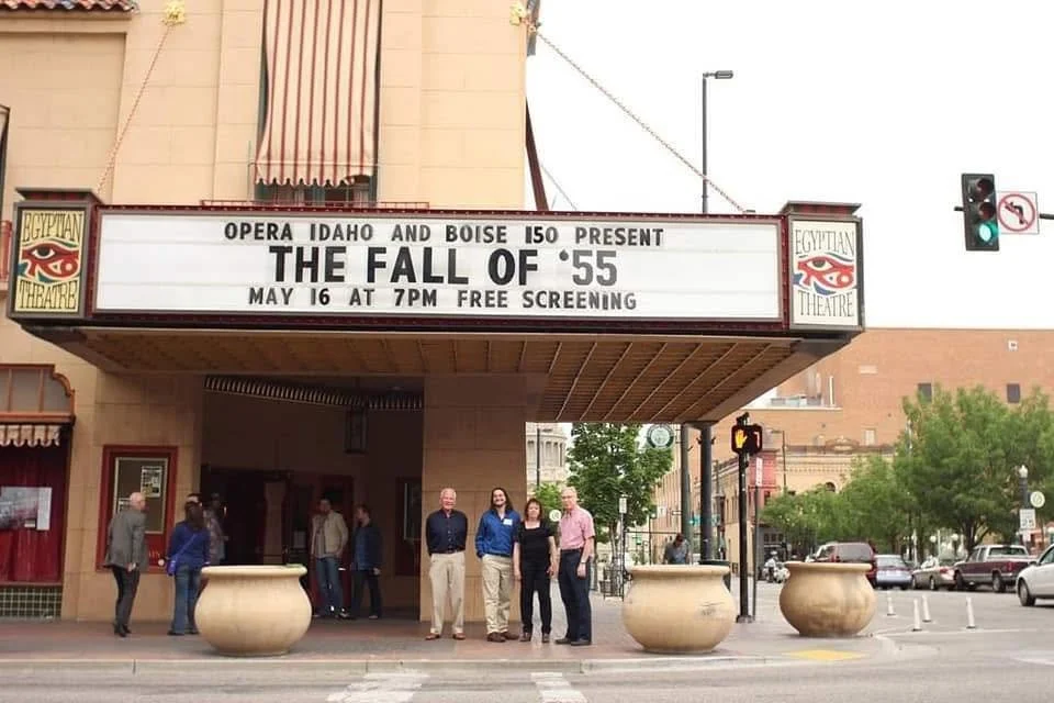 A screening of The Fall of '55 at Boise's historic The Egyptian Theater, sponsored by Boise 150 and Opera Idaho.