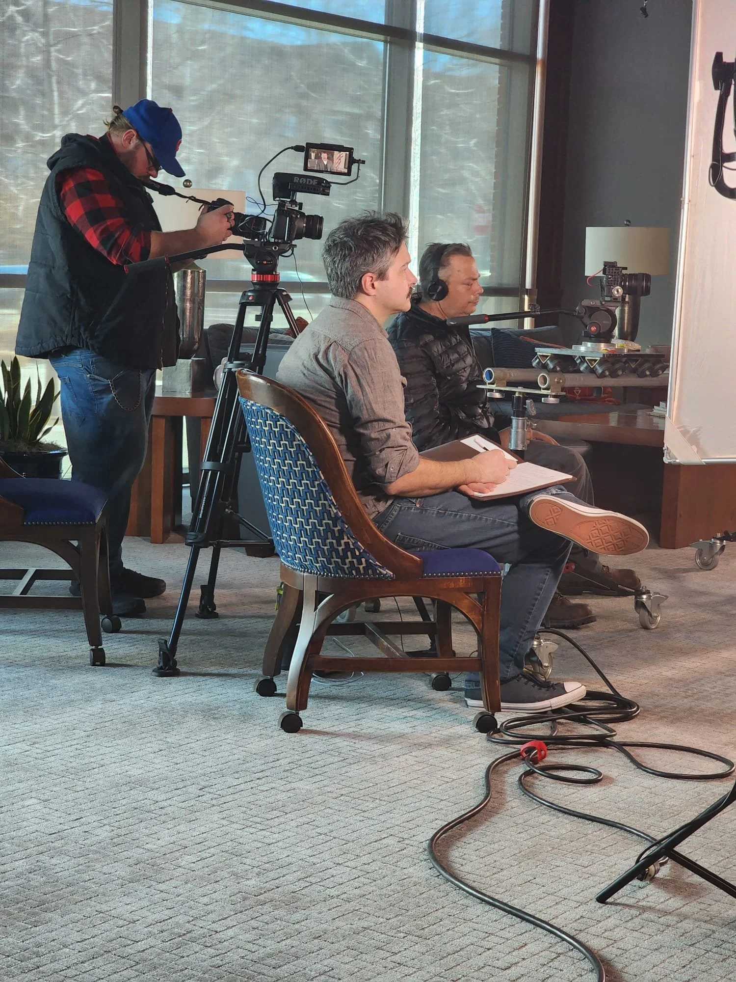 Seth Randal produces a documentary shoot from Battle Torn with Chris Burns and Justin Rickleman.