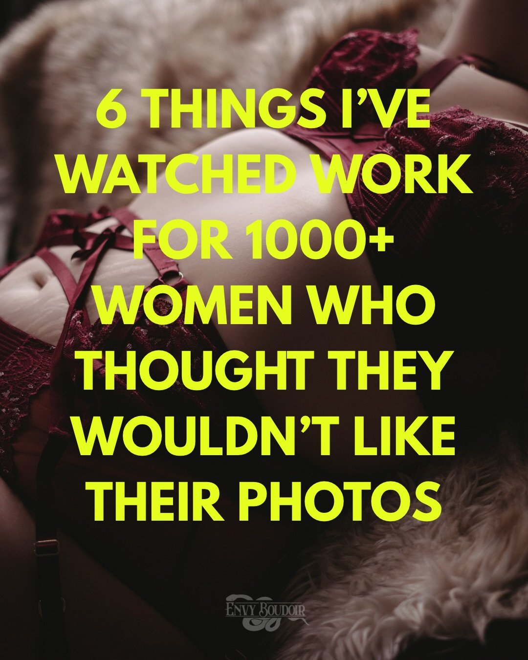 It&rsquo;s actually 6 things plus a bonus one at the end 🤭

But real talk for a sec: you are in AMAZING hands here! 

There will never be a moment where you don&rsquo;t know what&rsquo;s going on, feel unsupported or think you are somehow the except