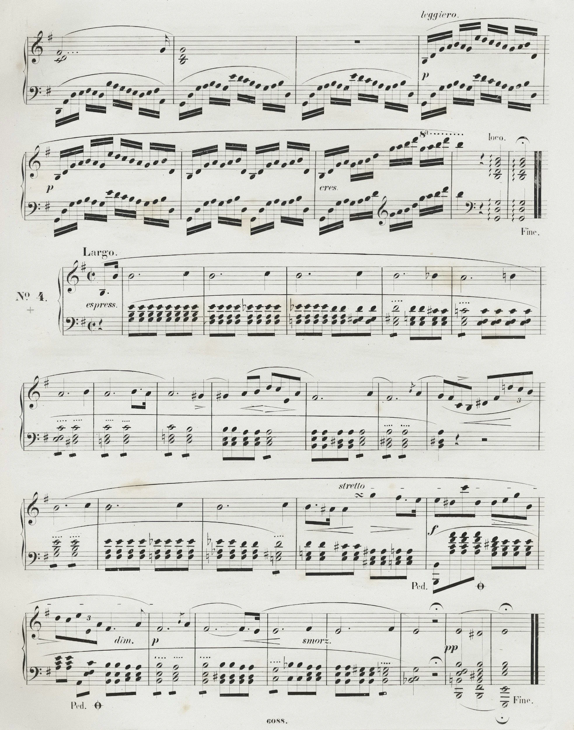Sheet music for piano, featuring musical notes and annotations, with the title indicating a classical composition.