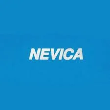 Blue background with the word 'NEVICA' in white text