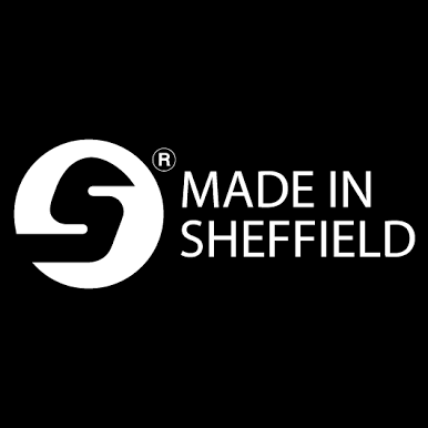 Made in Sheffield logo on a black background.