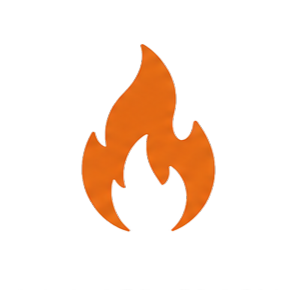 Hibachi fire entertainment icon