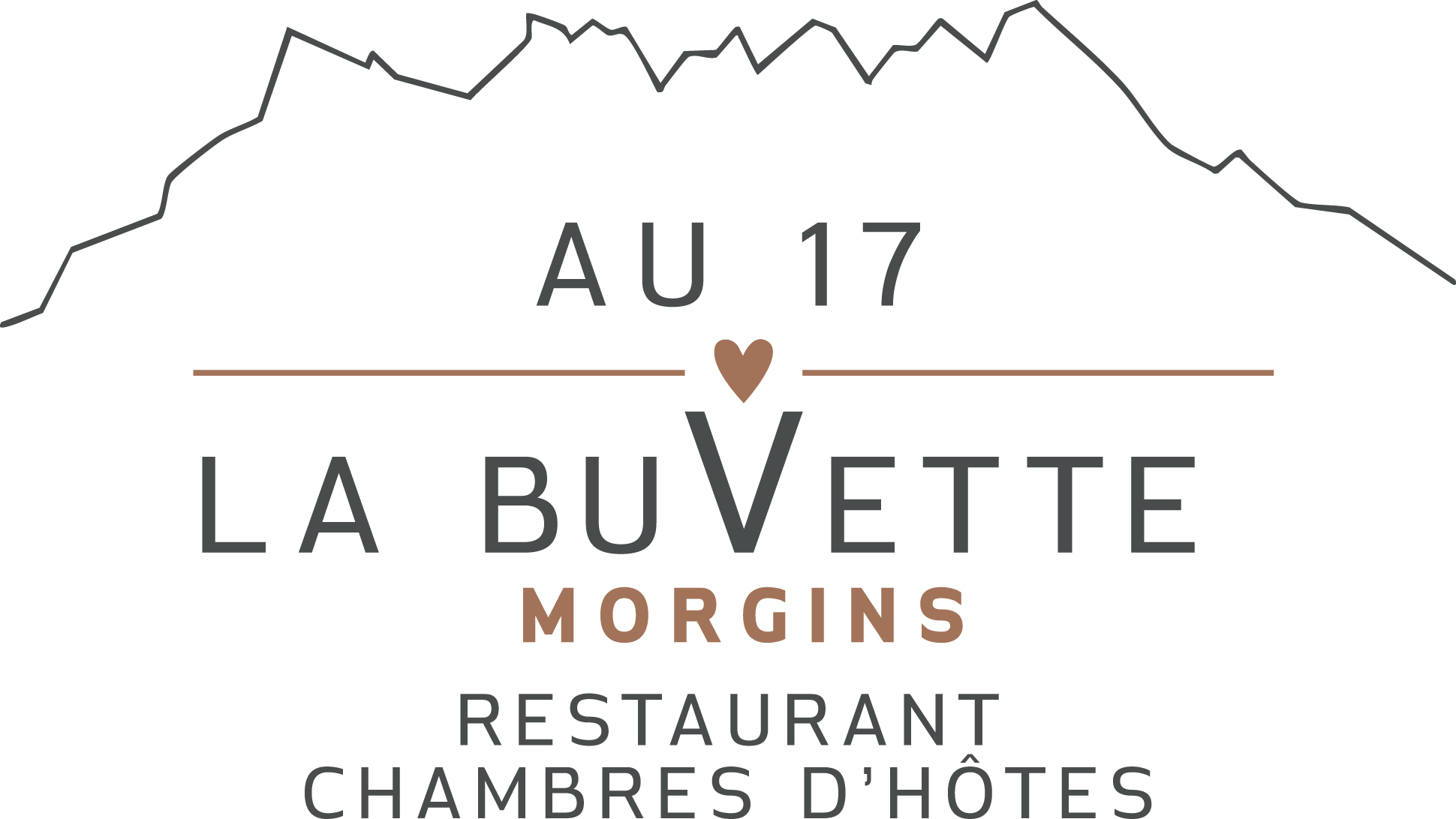 Logo Au 17 la Buvette à Morgins - Restaurant et chambres d'hôtes dans la station des Portes du Soleil