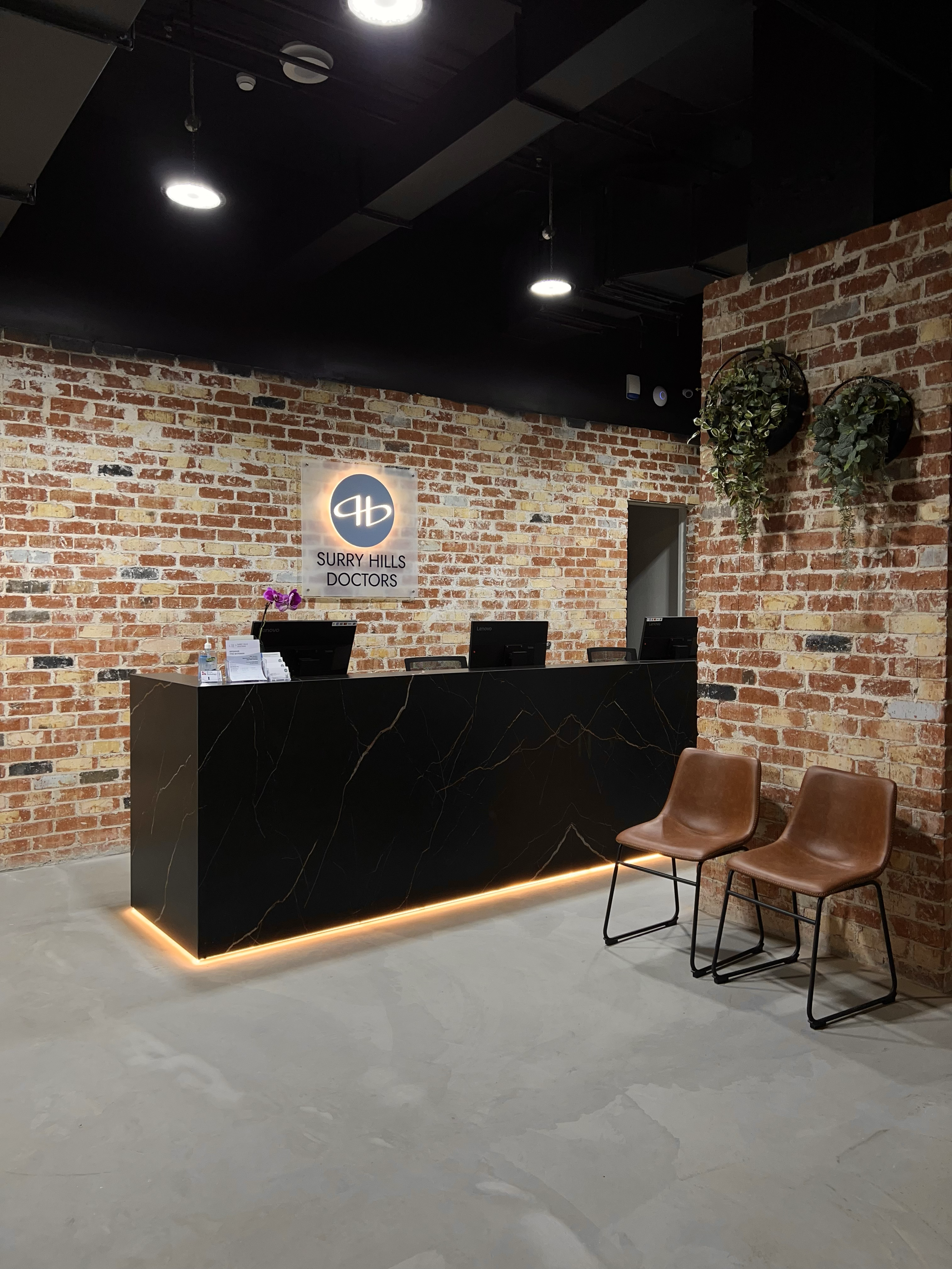 Reception area Surry Hills Doctors in Haymarket