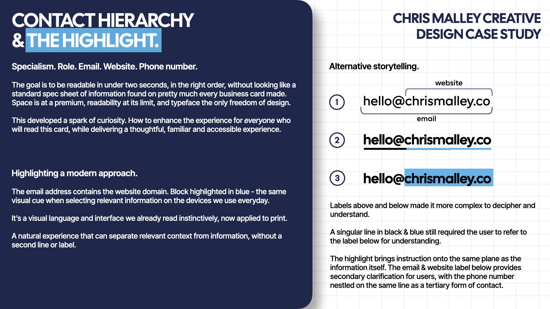 Contact Hierarchy & The Highlight - Page 3