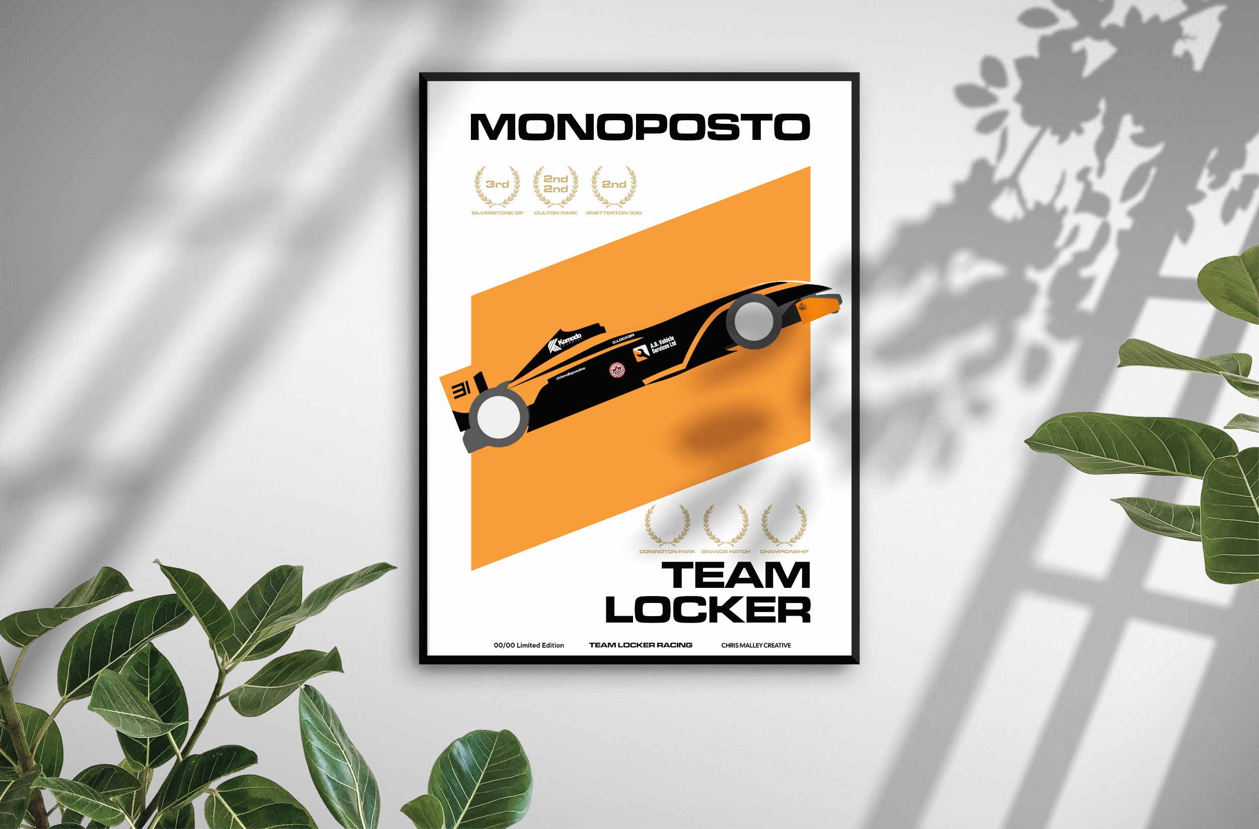 Team Locker Graphic Poster - Championship Results