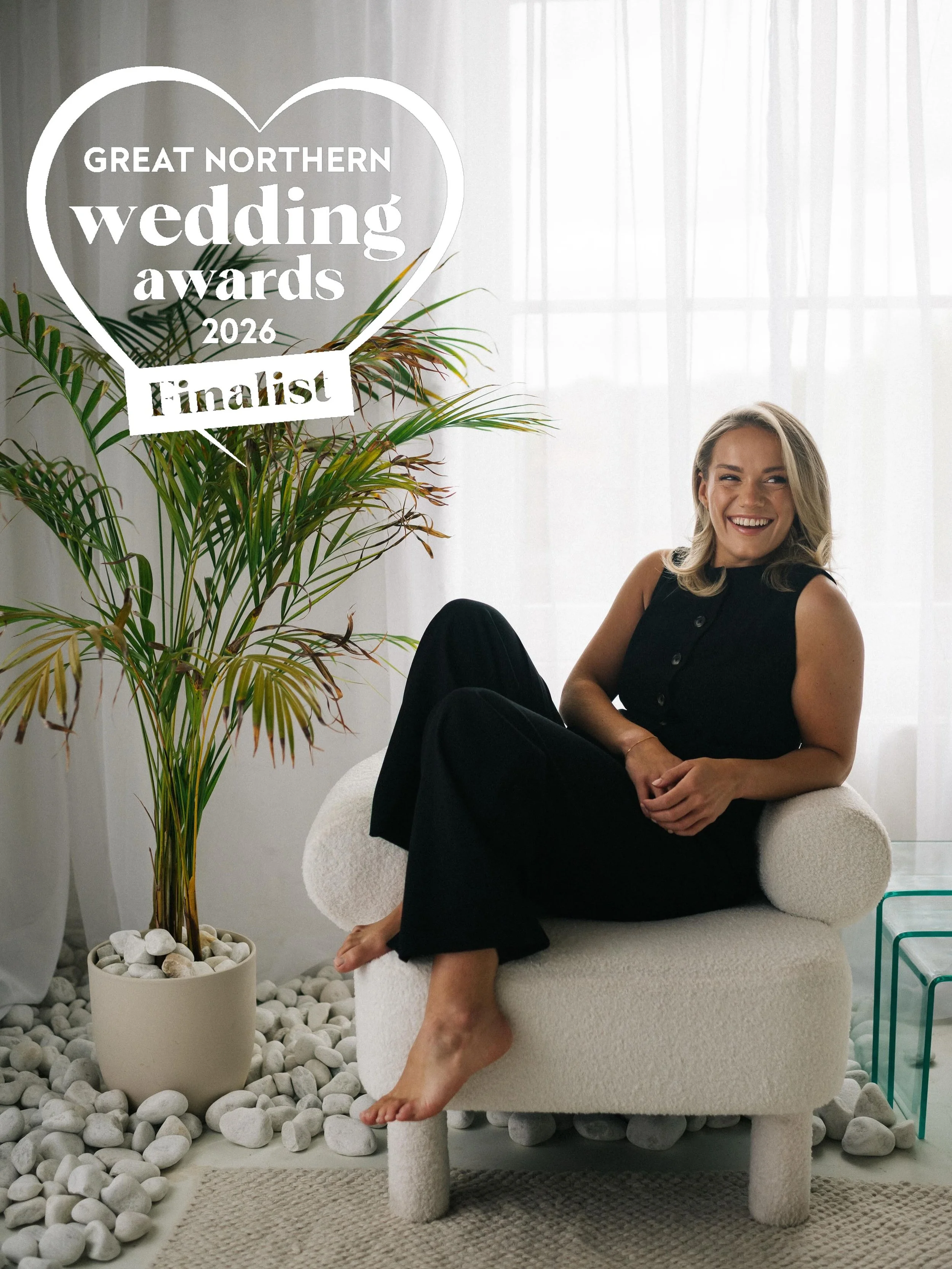 A huge thank you to everyone who has already voted for By Lydia Marie in the Great Northern Wedding Awards 2026 🤍
I&rsquo;m so proud to be nominated for Best Hair &amp; Makeup Artist Combined &mdash; it honestly means the world to have your support 