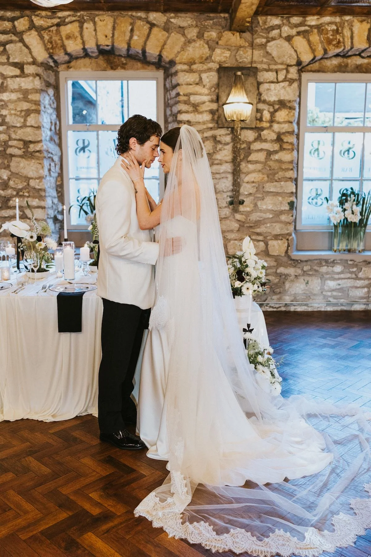 Bride with natural, timeless Wedding Make-up and Wedding Hair updo.