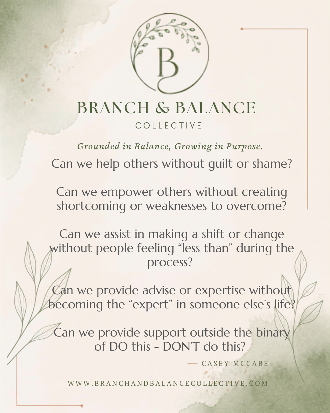 How Can We Provide Support?
