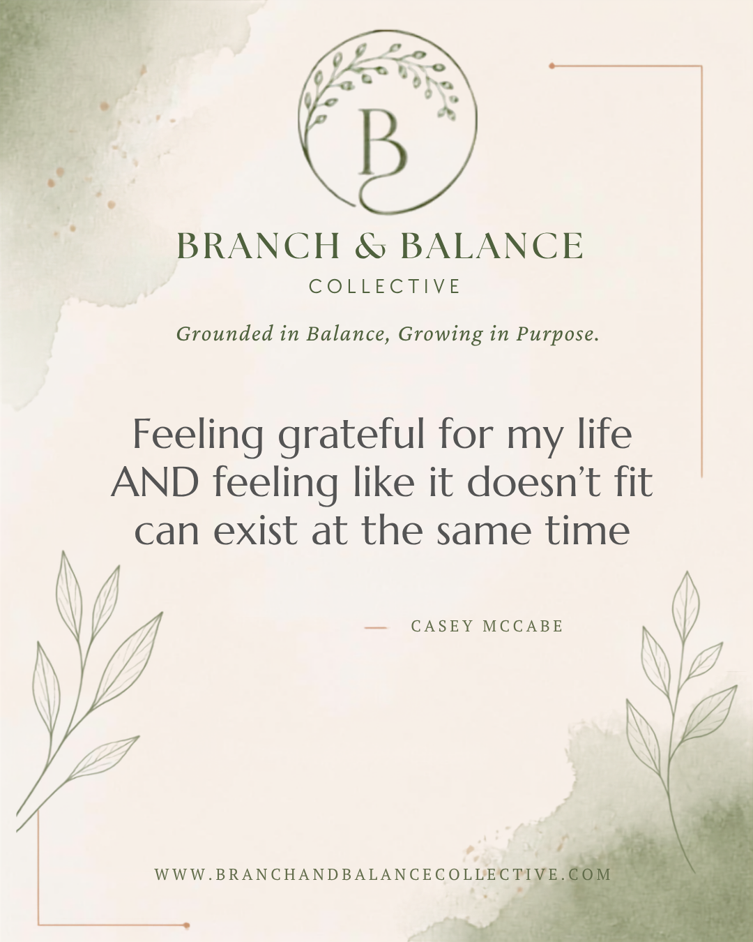 Feeling Grateful For My Life AND Feeling Like it Doesn’t Fit Can Exist at The Same Time.