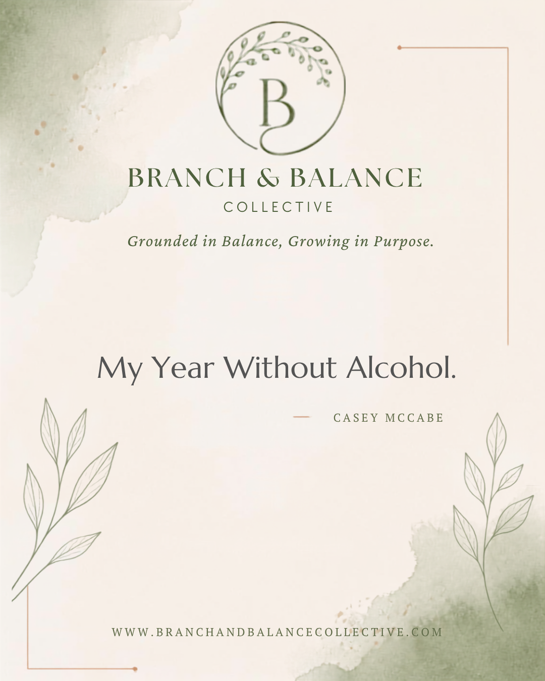 My Year Without Alcohol