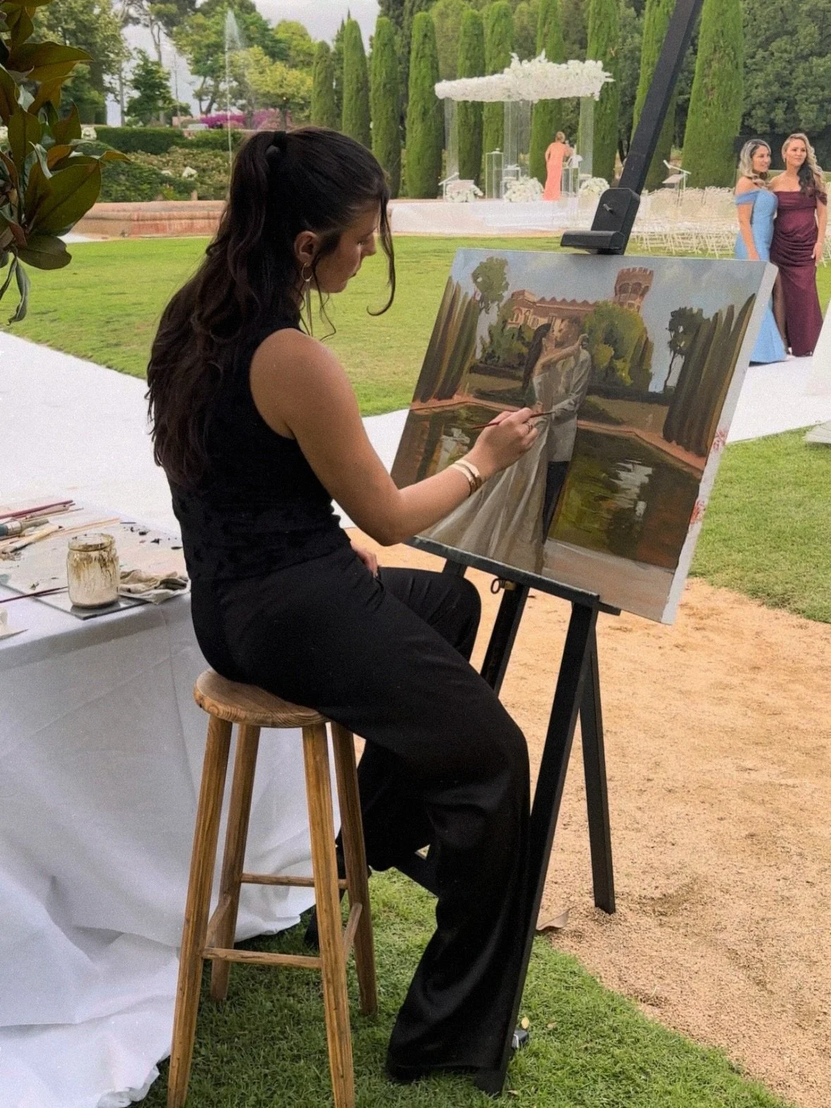 Live painting at a Wedding 🌱💍❤️ 5/06/2026

#livepainting #weddingpainter #livepainter #oilpainter