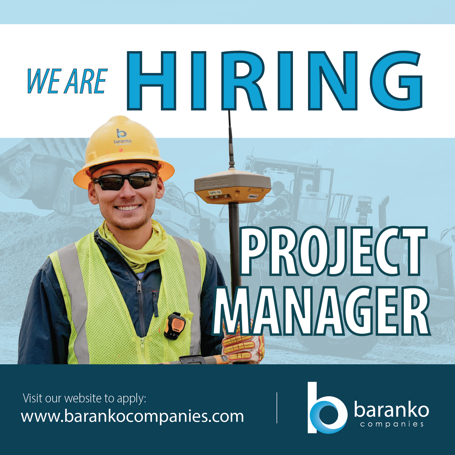 Project Manager Social Media Ad