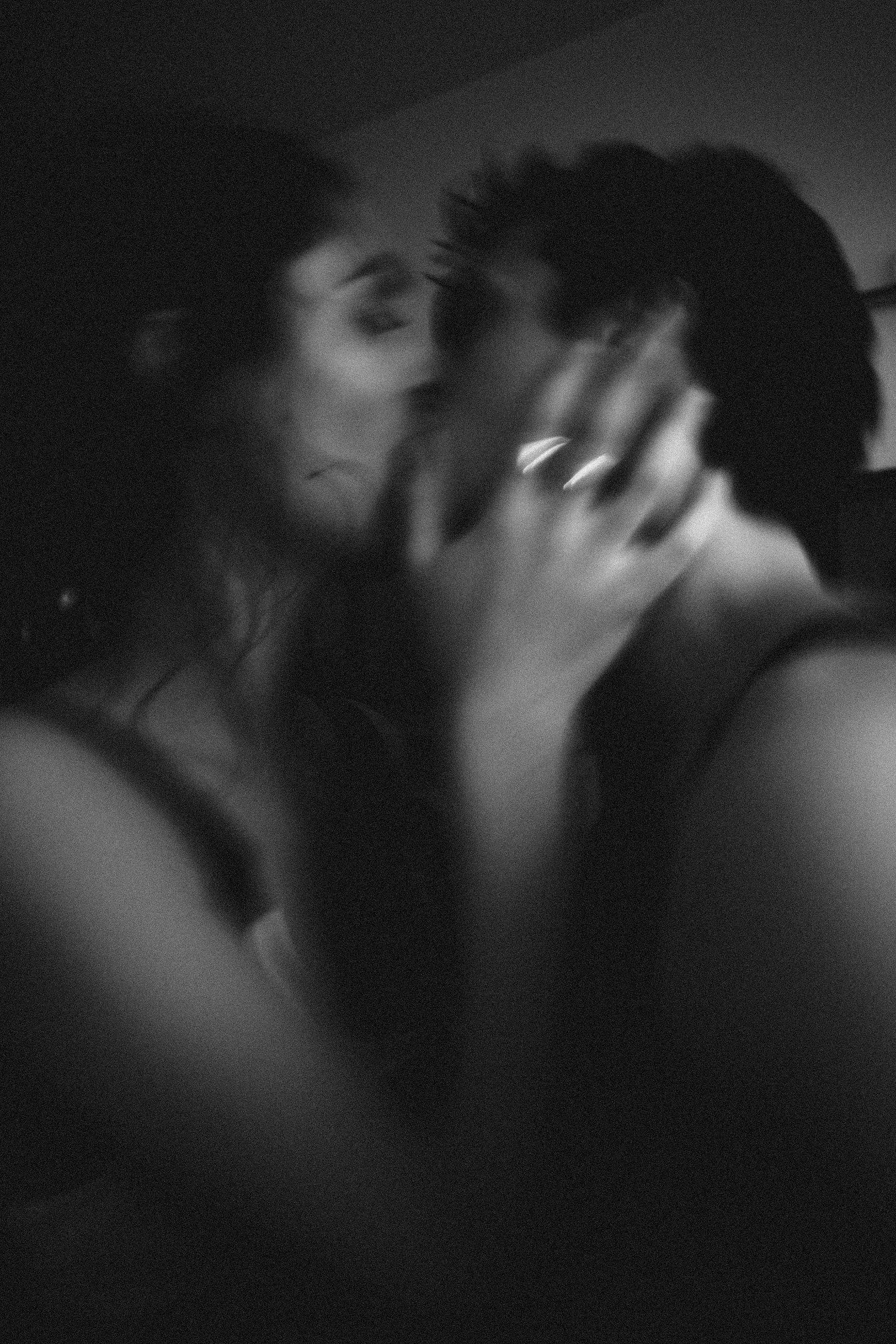 A couple embracing, reconnecting through Emotionally Focused Therapy.
