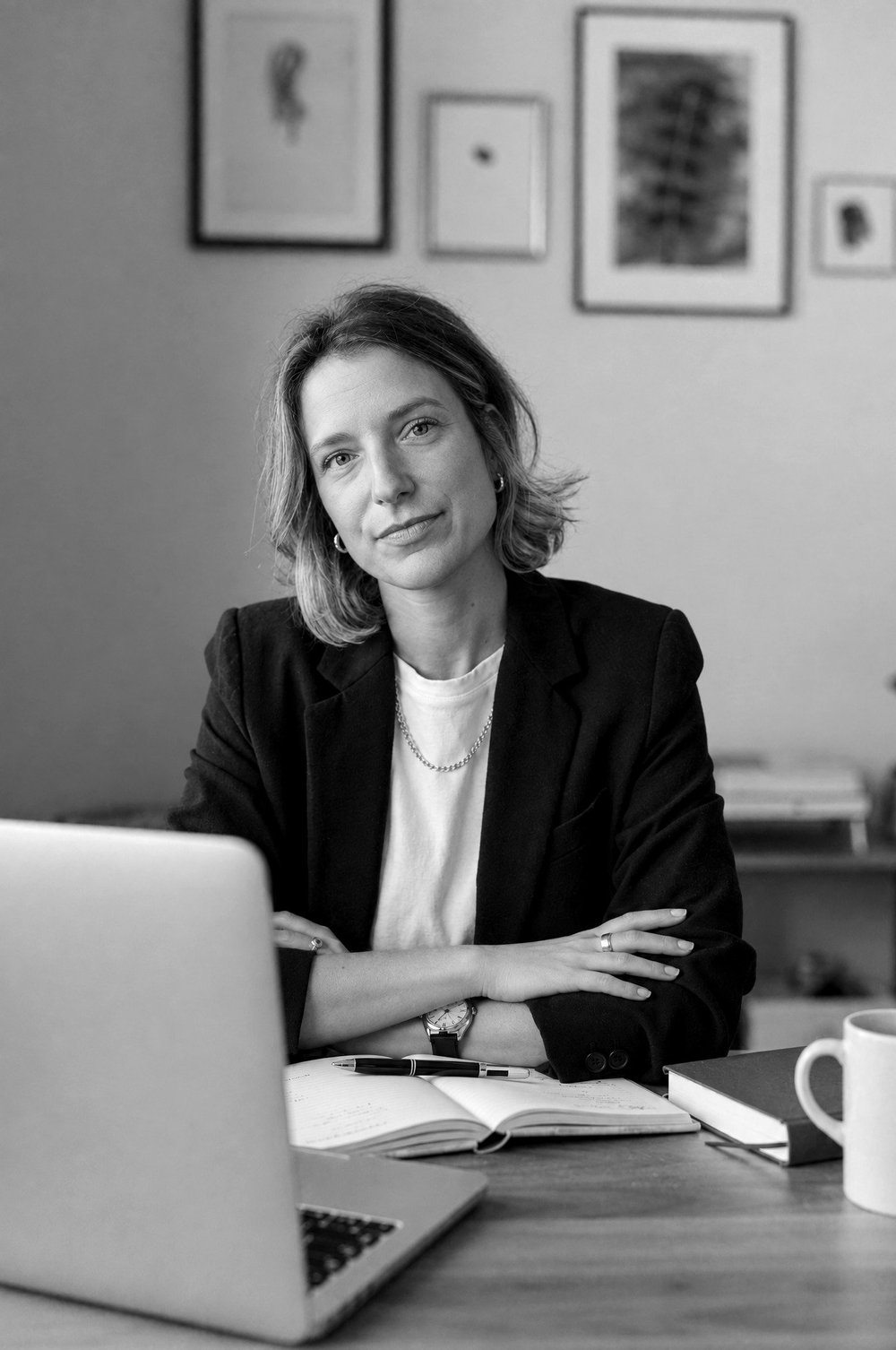 Natalie Claire King, EFT supervisor, at her desk in Albury Wodonga