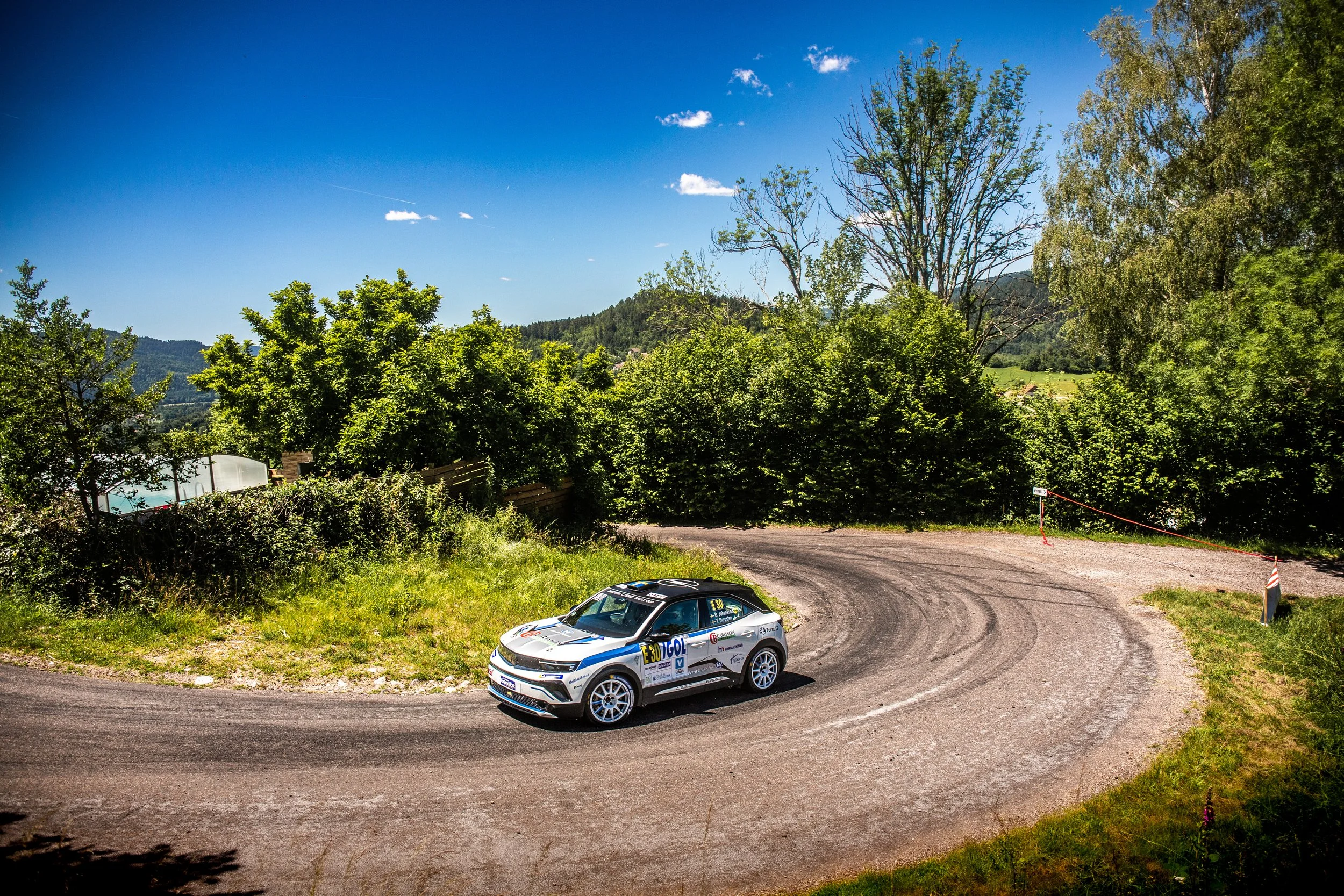 Dante Johansson jagar ny pallplats i ADAC Opel GSE Rally Cup i Österrike