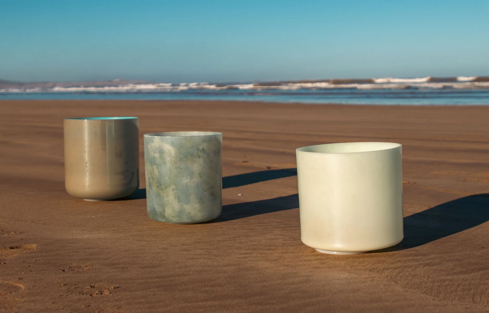 Sound Bath Session Essaouira, Morocco - crystal singing bowls - beach