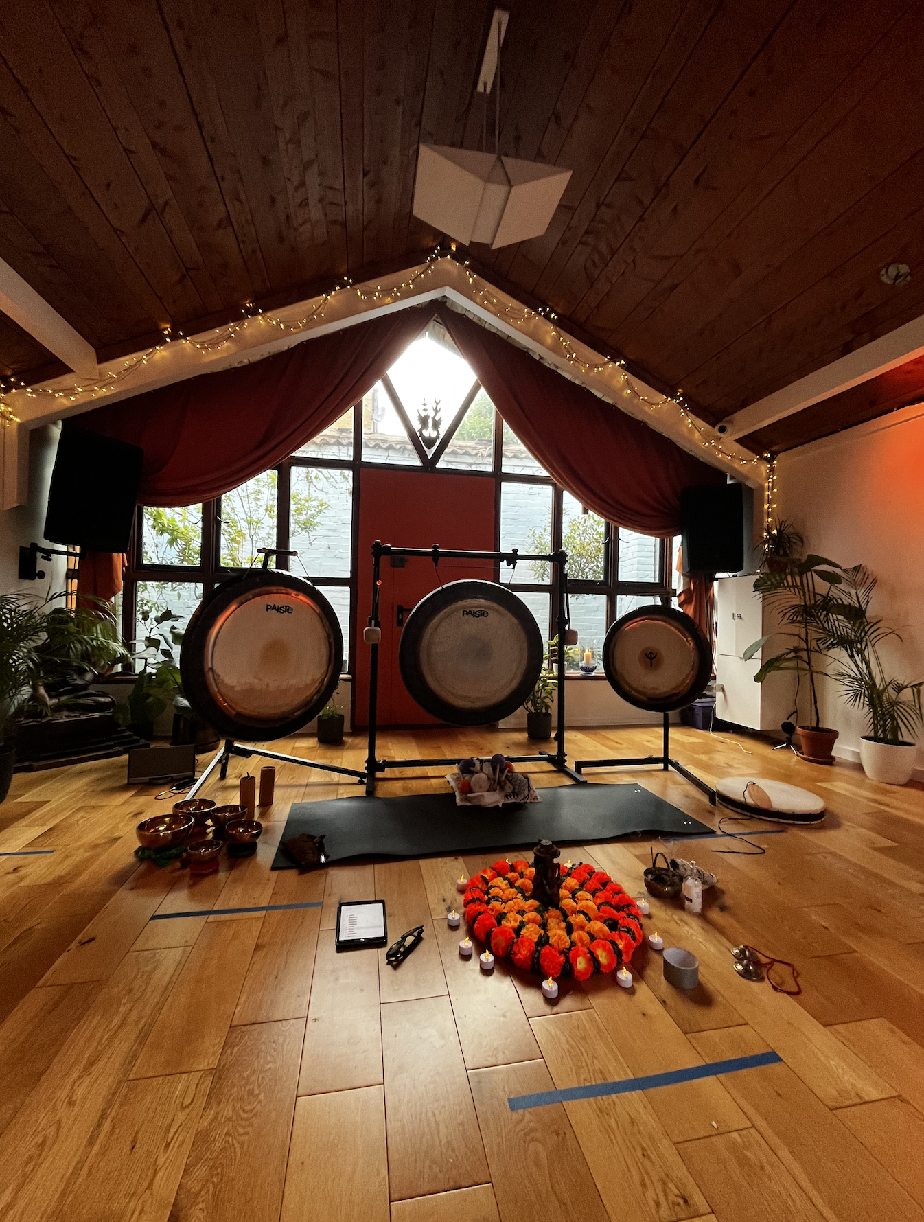 Sound bath session