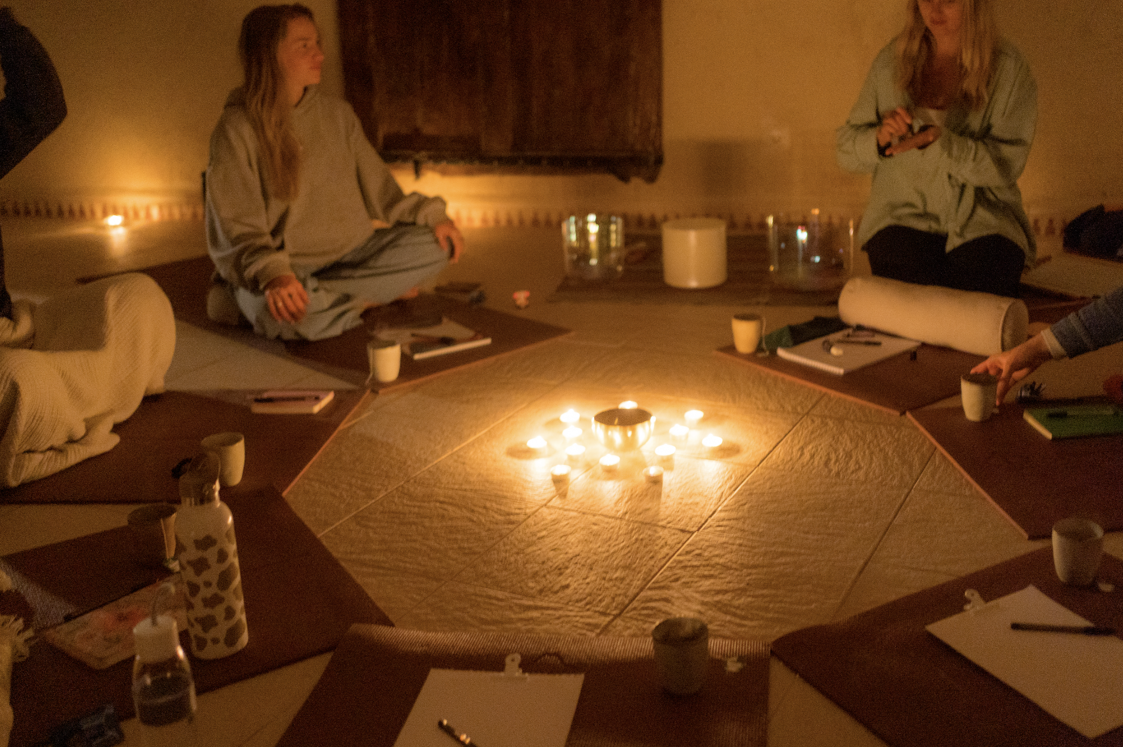 Sound Bath Session Morocco - crystal singing bowls / women's full moon circle