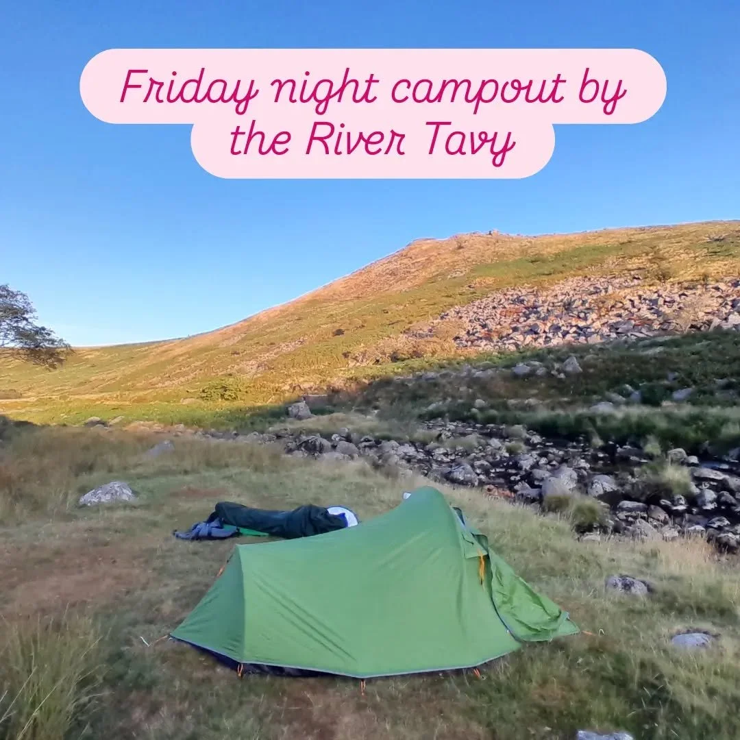 A mini overnight adventure with a friend - camping by the River Tavy last night and a glorious swim this morning before hiking back via Ger Tor for some awesome views.

My first time along the Tavy Cleave and I'll definitely be back! 

#wildcalmdartm