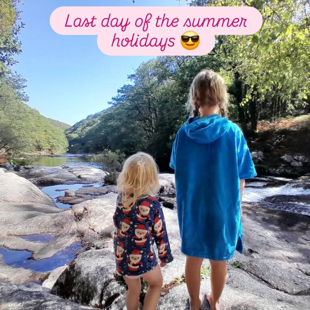 Last day of the summer holidays today and we had a beautiful afternoon swimming in the Dart and clambering over Dartmoor. A very lovely way to end the holidays ❤️