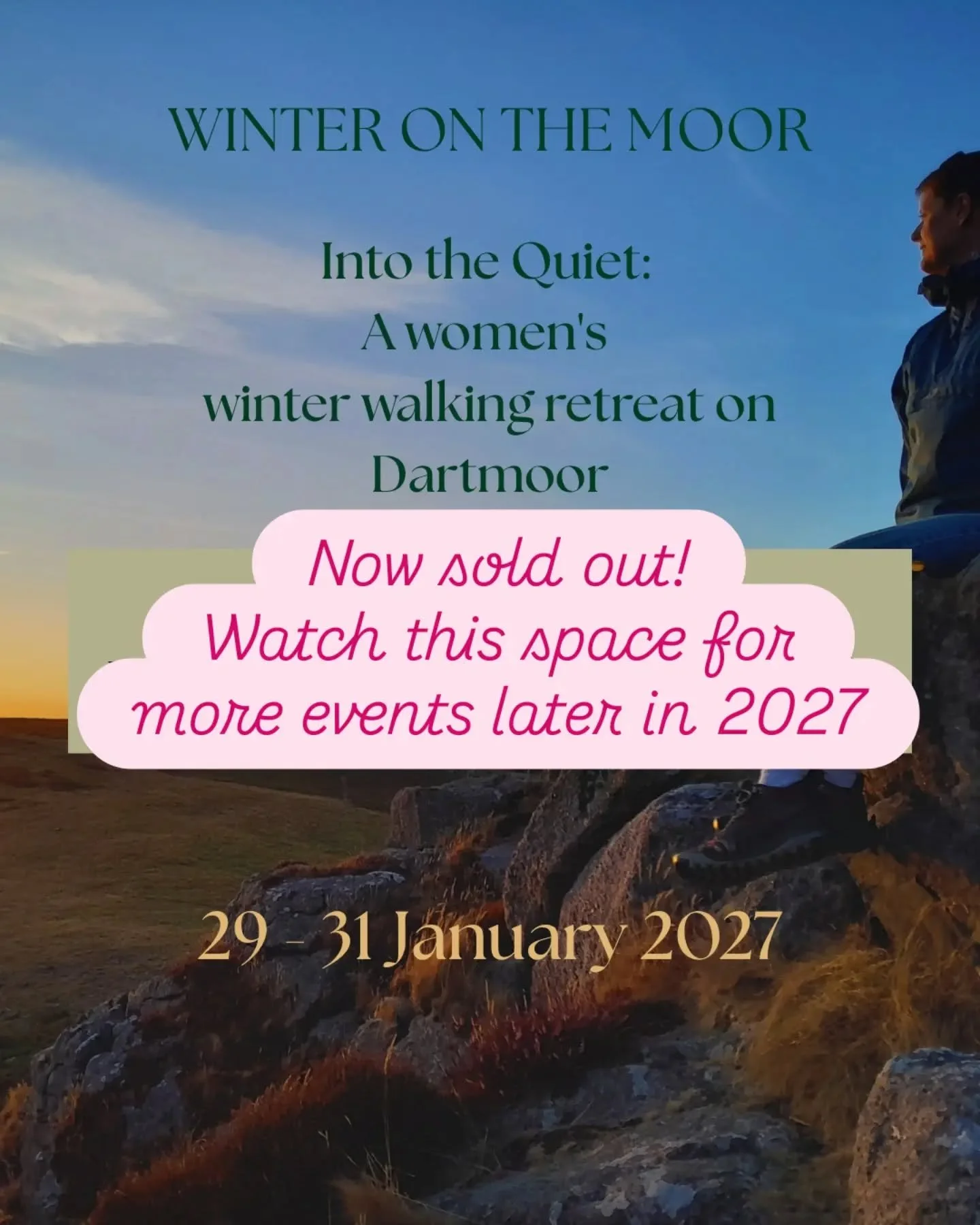 January's winter walking retreat is now fully booked! But watch this space for more Wild Calm Dartmoor weekends to come in 2027... I've been exploring some exciting venues and have some plans up my sleeve 😊

#wildcalmdartmoor #lovedartmoor #mindfulw
