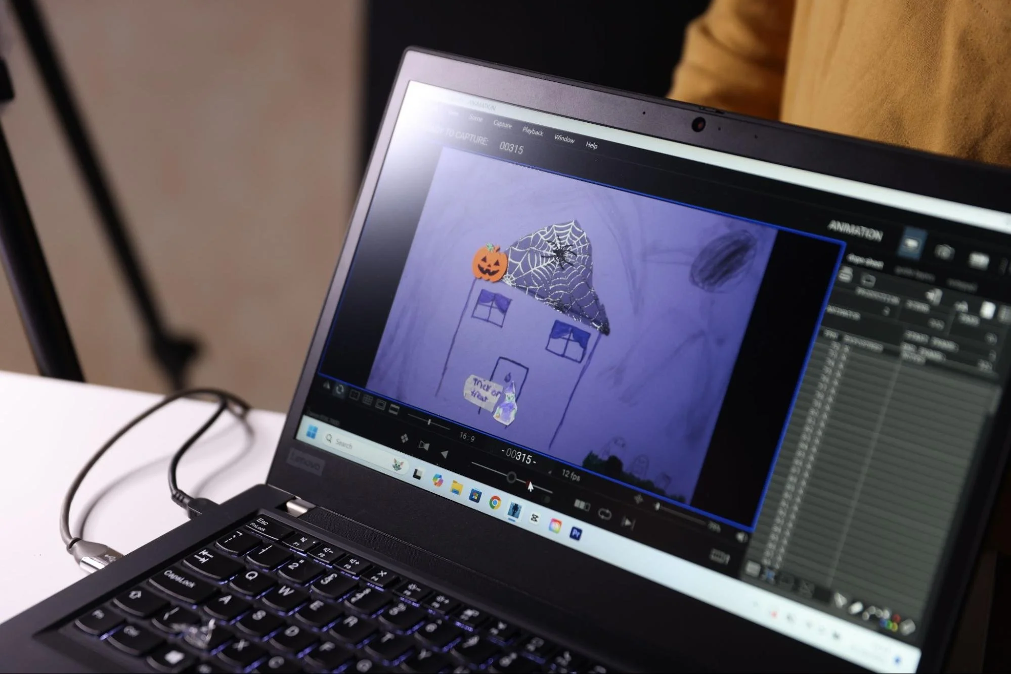 2D animation on Dragon-Frame animation software
