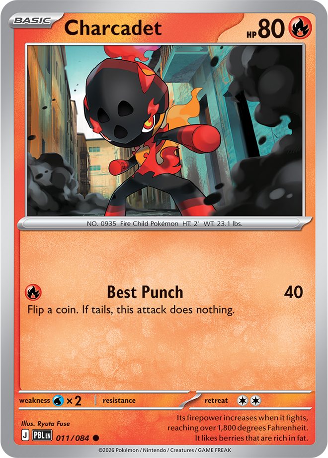 011 charcadet pitch black card