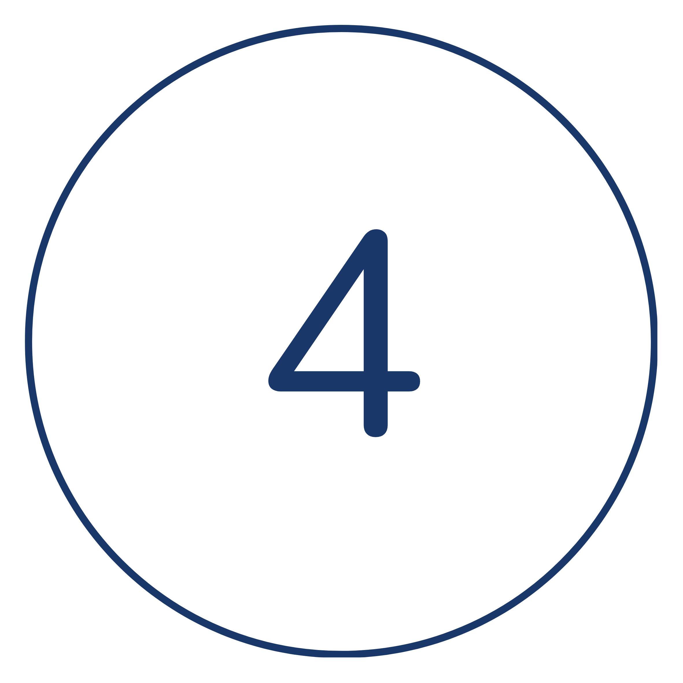 Digital timer display showing the number 4.