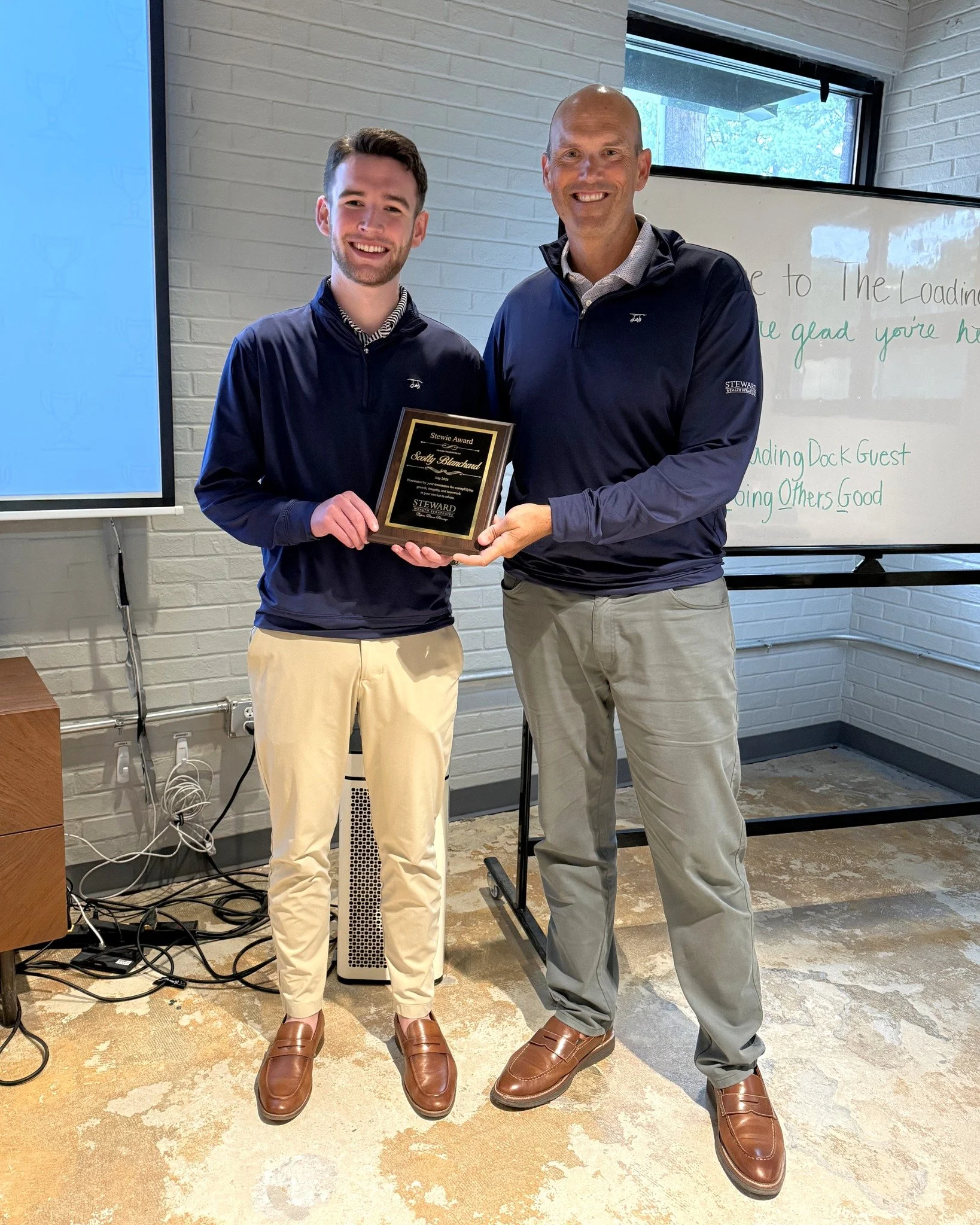 Each quarter, our team members nominate a fellow teammate for a Stewie Award, recognizing those who exemplify our company's core values.

For consistently demonstrating growth, integrity, and teamwork throughout the second quarter of 2026, Scotty Bla