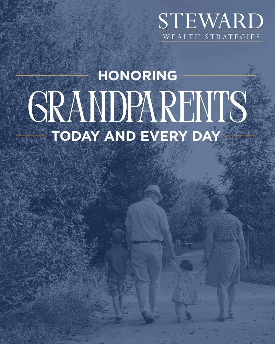 Happy Grandparents Day from Steward Wealth Strategies!

Today, we honor the grandparents who have helped shape generations through their love, wisdom, faith, and guidance. Their example is a reminder of the lasting impact we can have on those who com