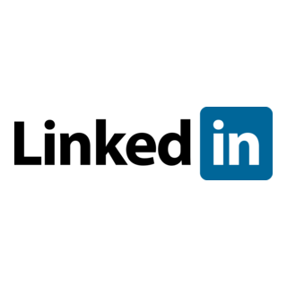 LinkedIn logo with a black silhouette of a person raising their hand in front of a light bulb, and the word 'Search' below.