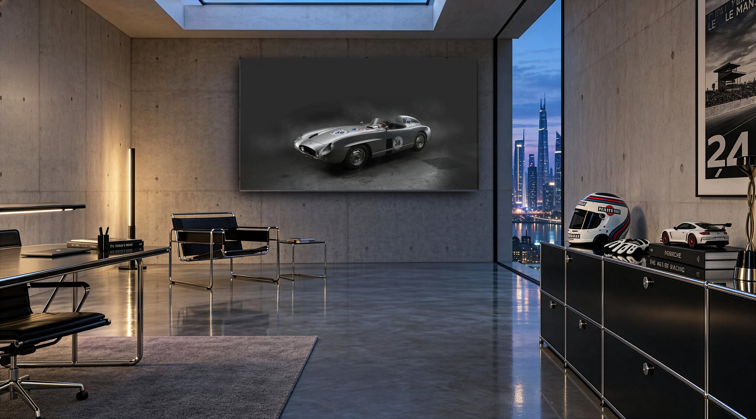 „Hochwertige, individuelle Studiofotografie für besondere Fahrzeuge: Mercedes 300 SL Flügeltürer, Ferrari 250 GTO, Bugatti, Bentley u.v.m. Jetzt bespoke Automobilfotos anfragen!"