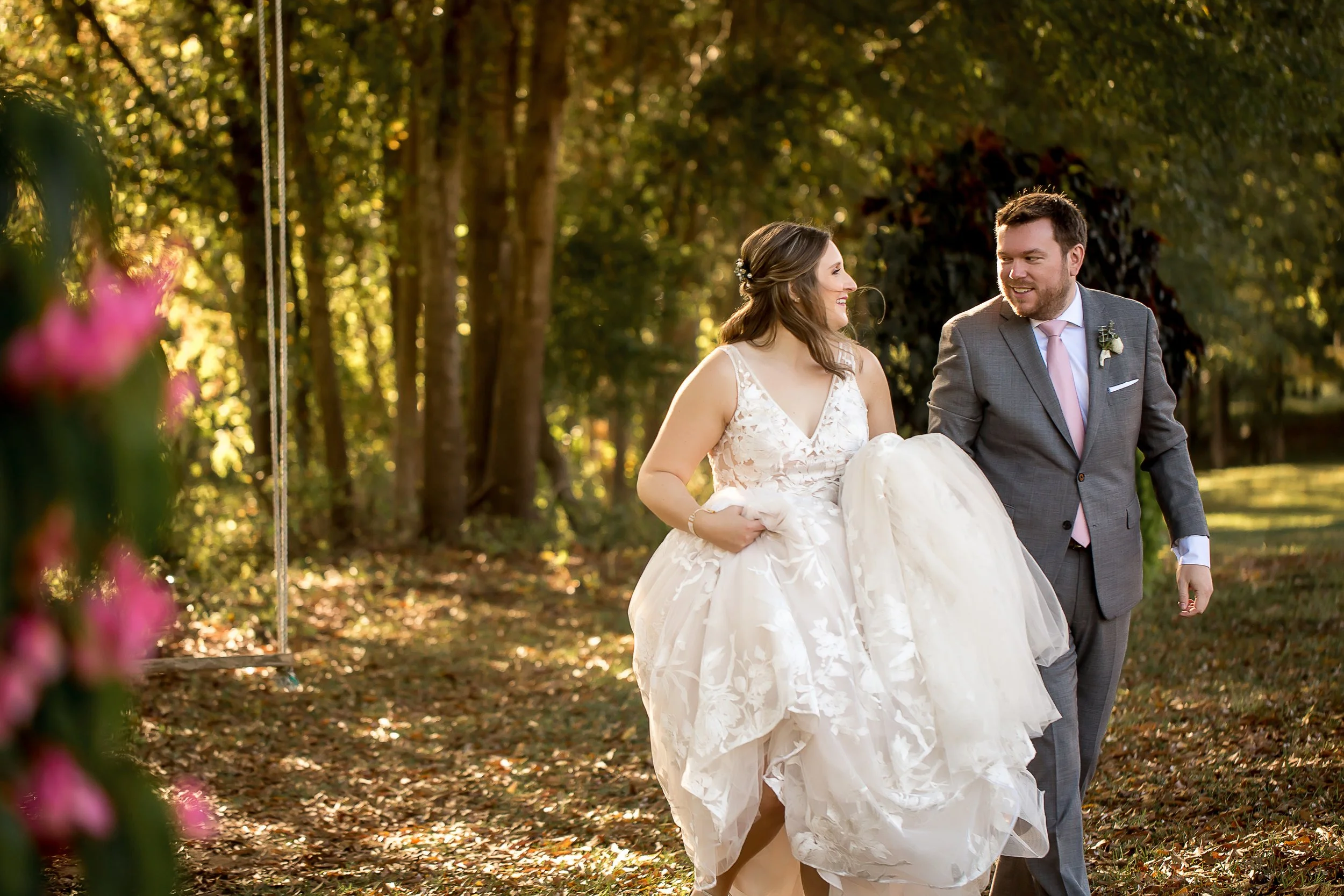 charlotte north carolina wedding photographer elopement uncc botanical gardens (Copy)