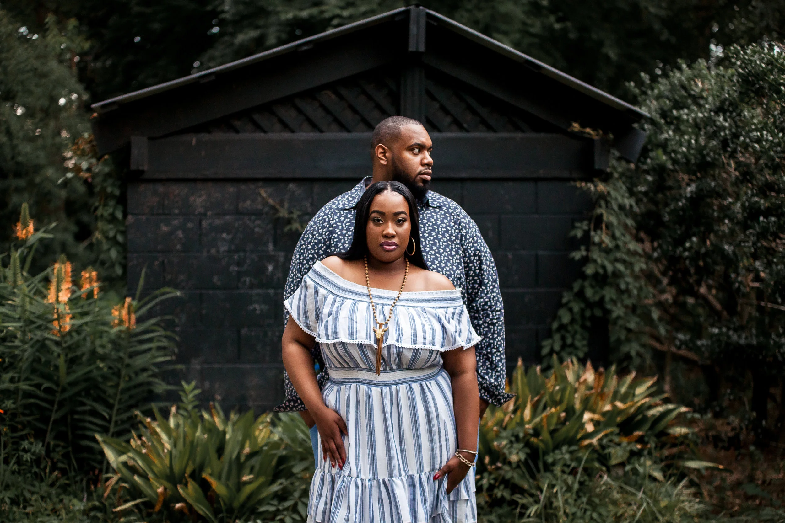 charlotte north carolina wedding photographers engagement session african american