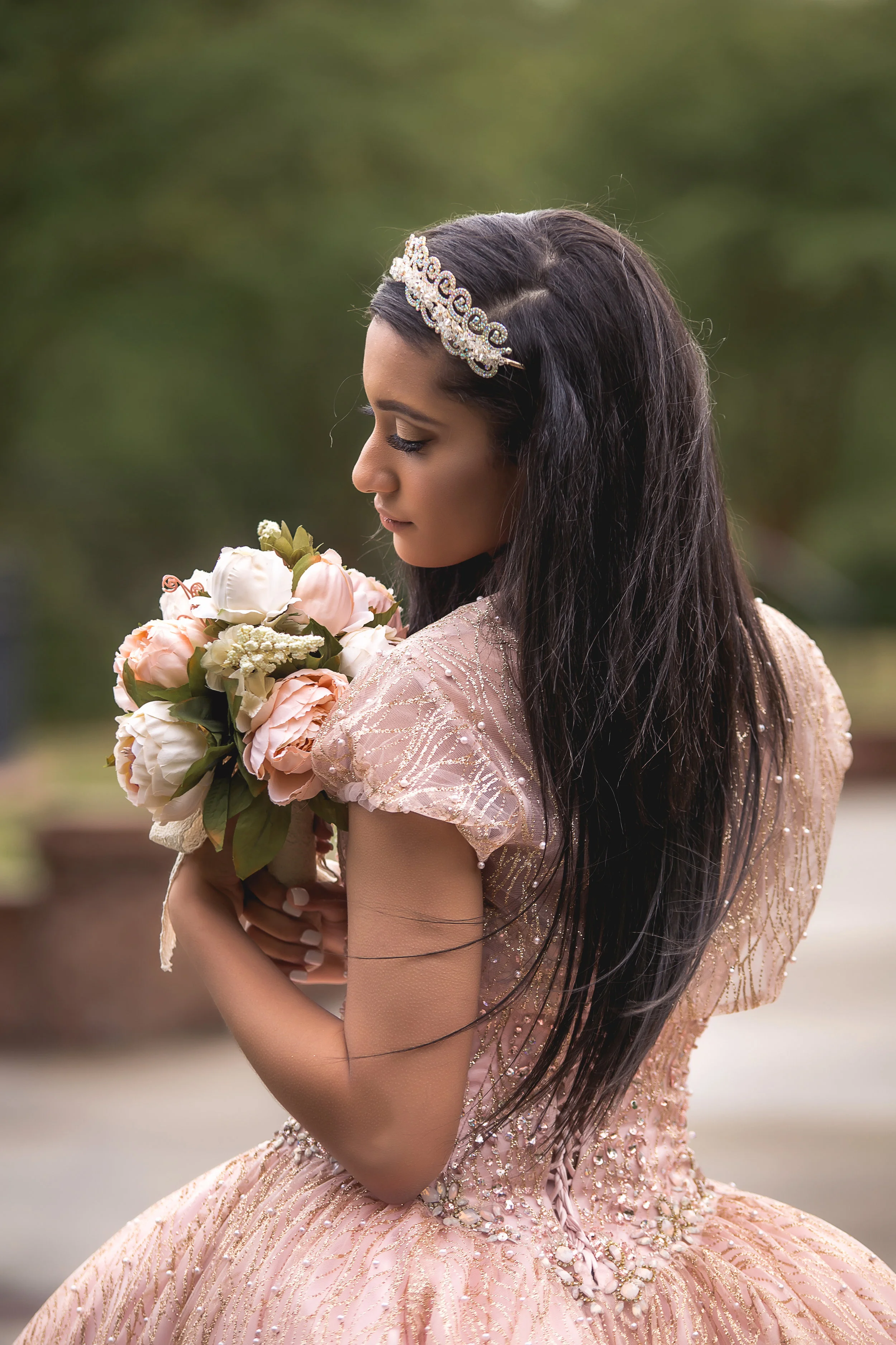 charlotte north carolina portrait photographer quinceanera glencairn gardens rock hill