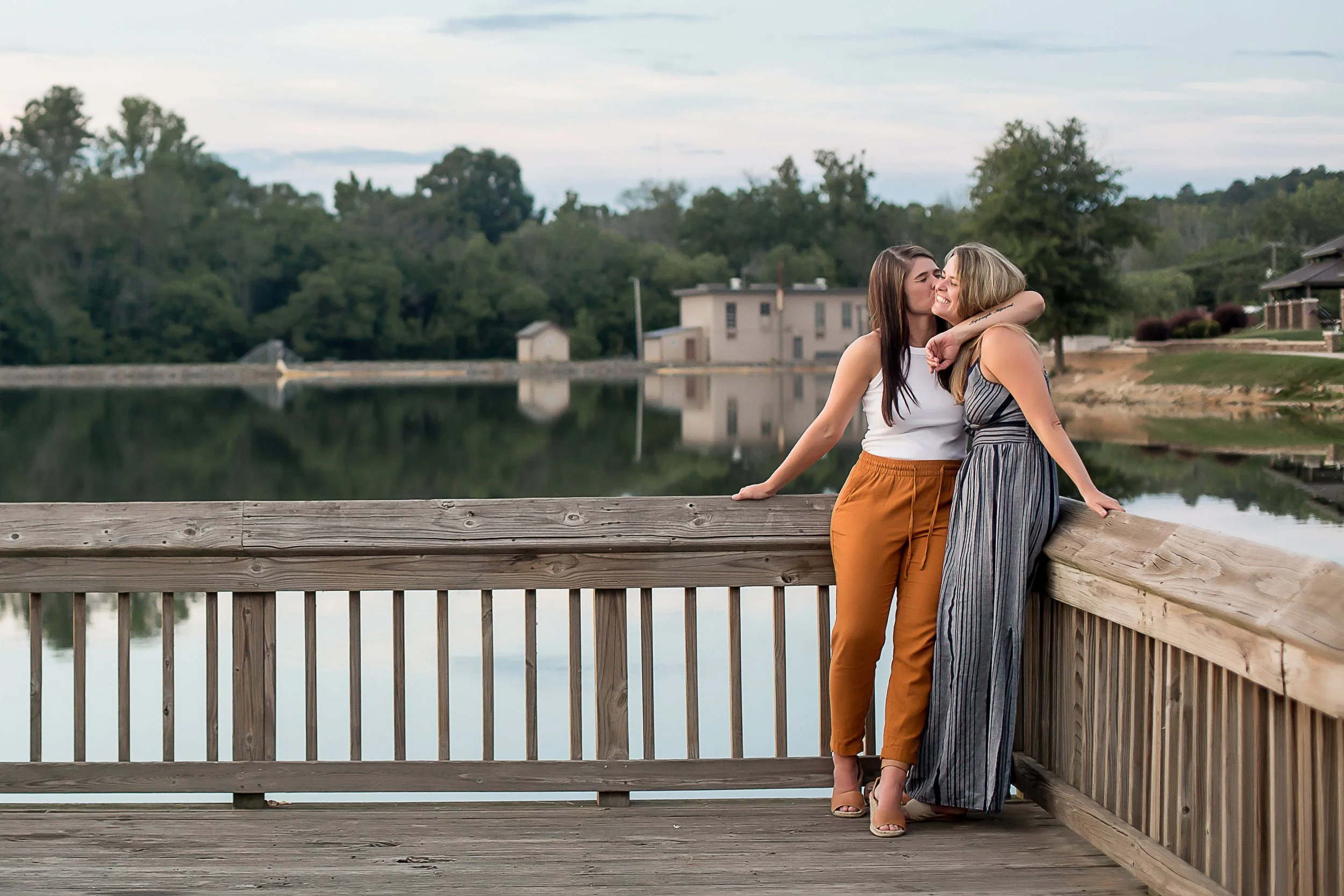 charlotte north carolina wedding photographer engagement session rankin lake park gastonia lgbtq