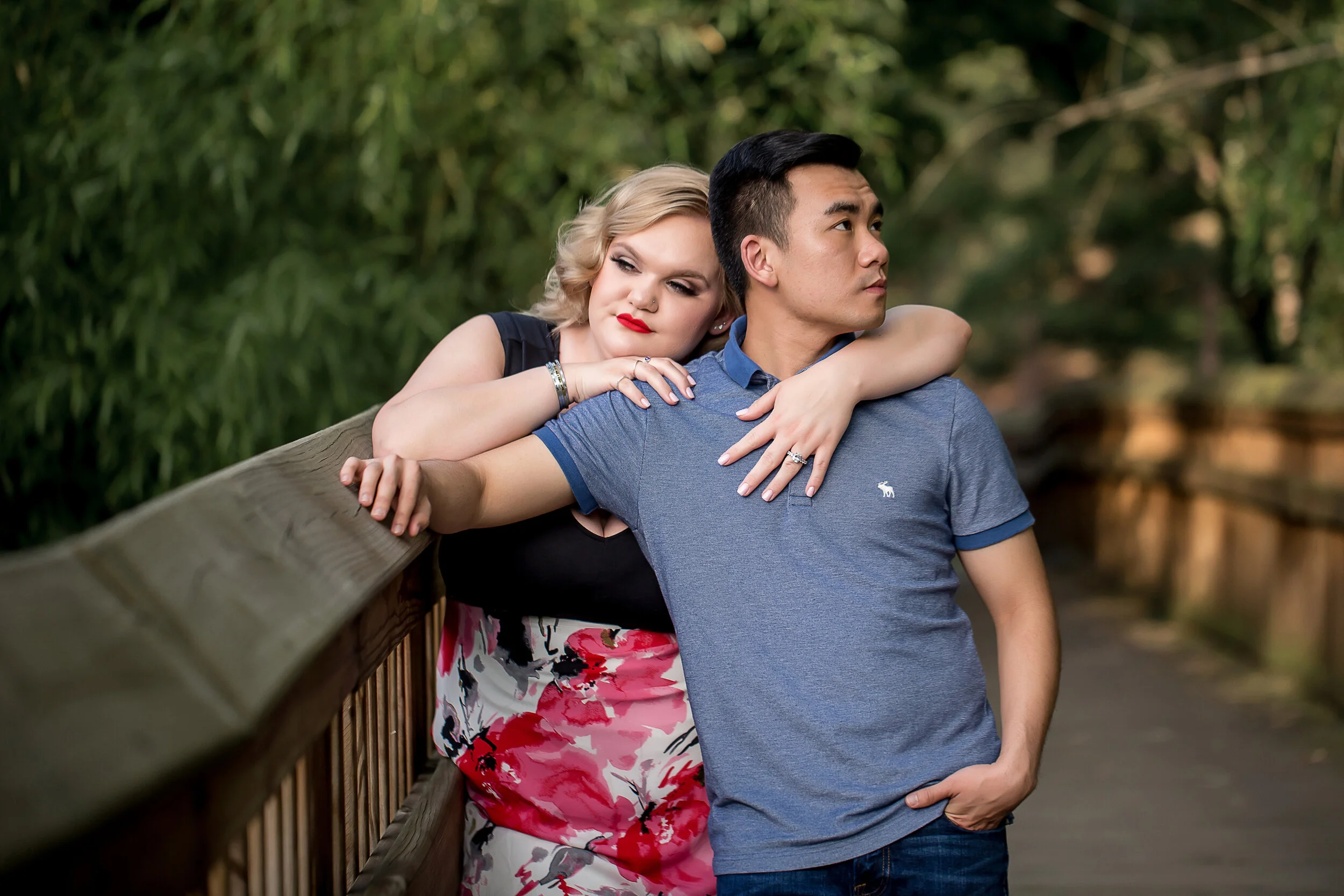 charlotte north carolina wedding engagement photographer rankin lake park gastonia