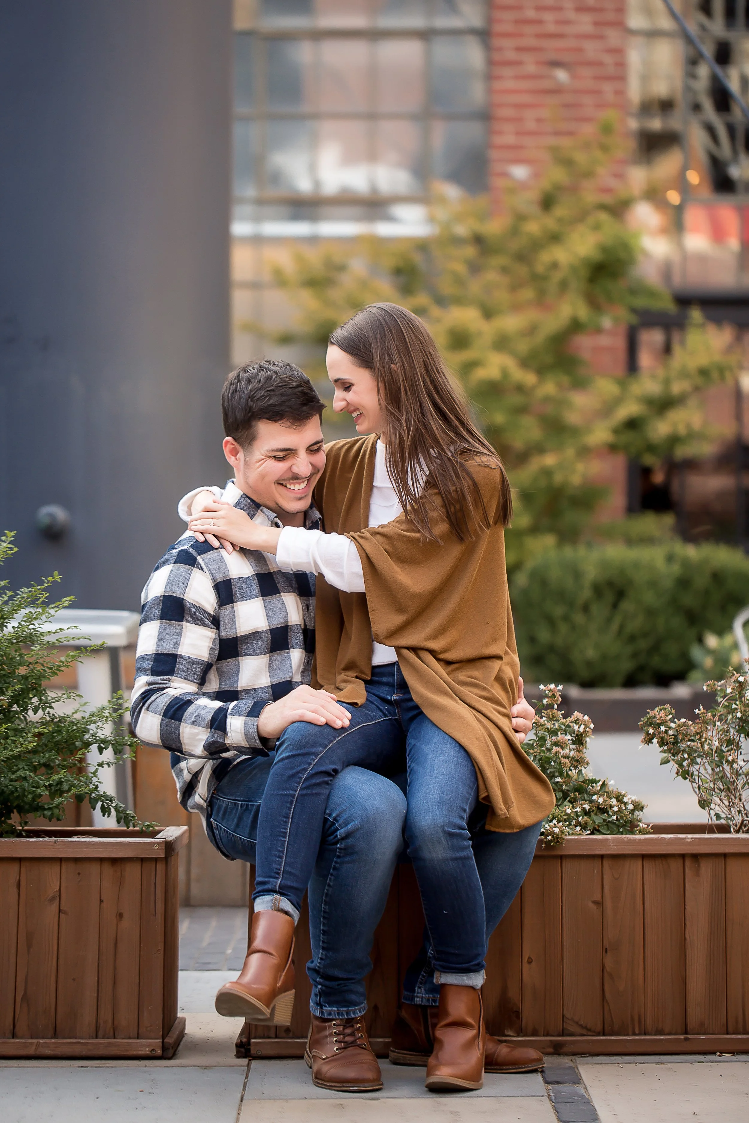 charlotte north carolina engagement photographer southend