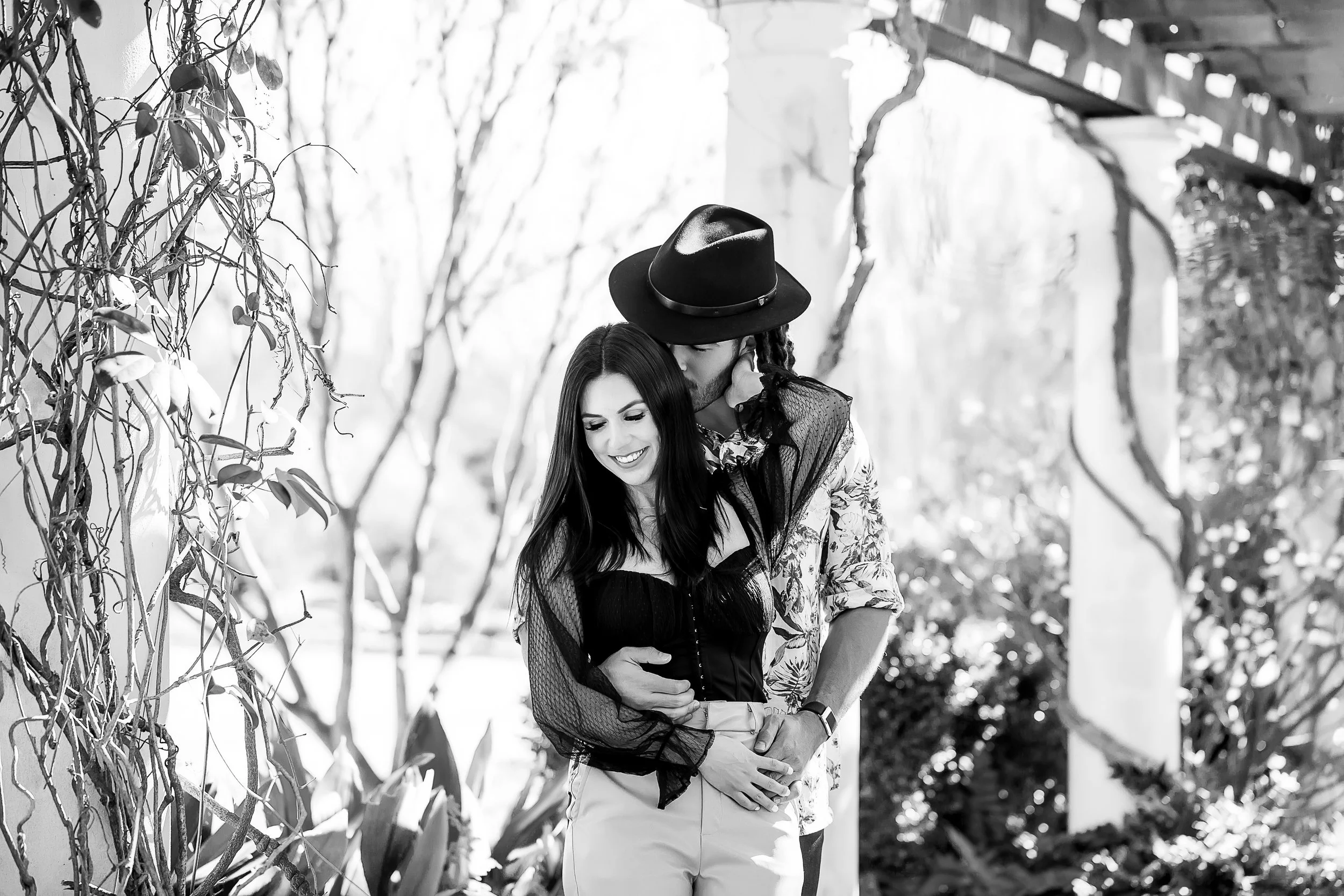 charlotte wedding photographer engagement session daniel stowe botanical garden