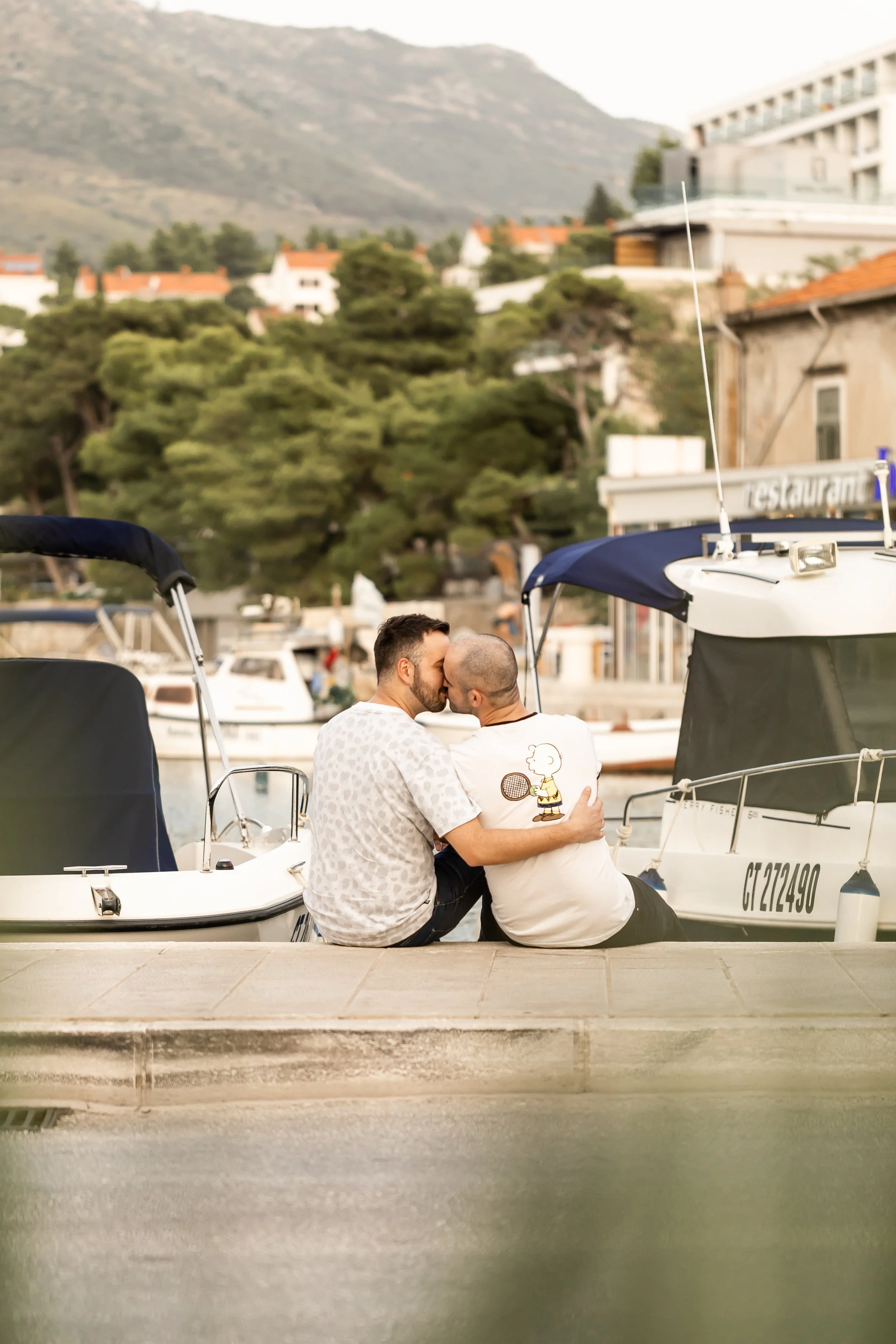 engagement session croatia harbor adriatic sea lgbt