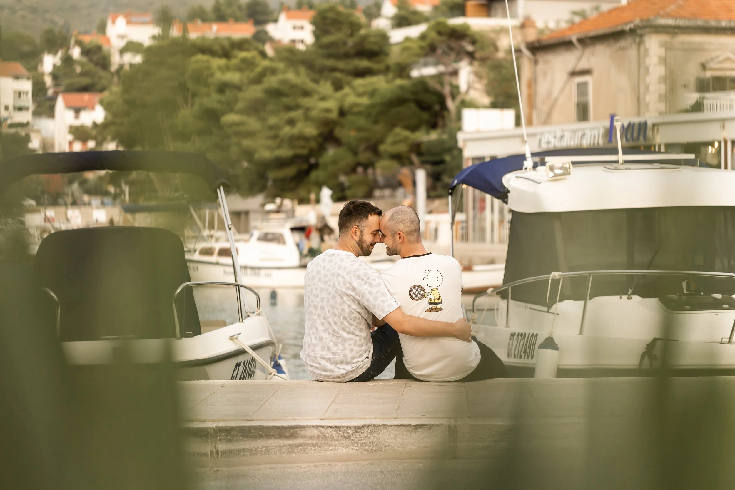Capturing Love in Croatia: A Stunning LGBTQ+ Engagement Session in Cavtat