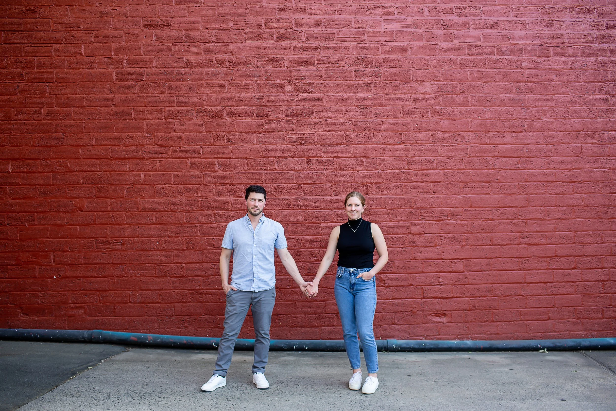 casual engagement session charlotte nc
