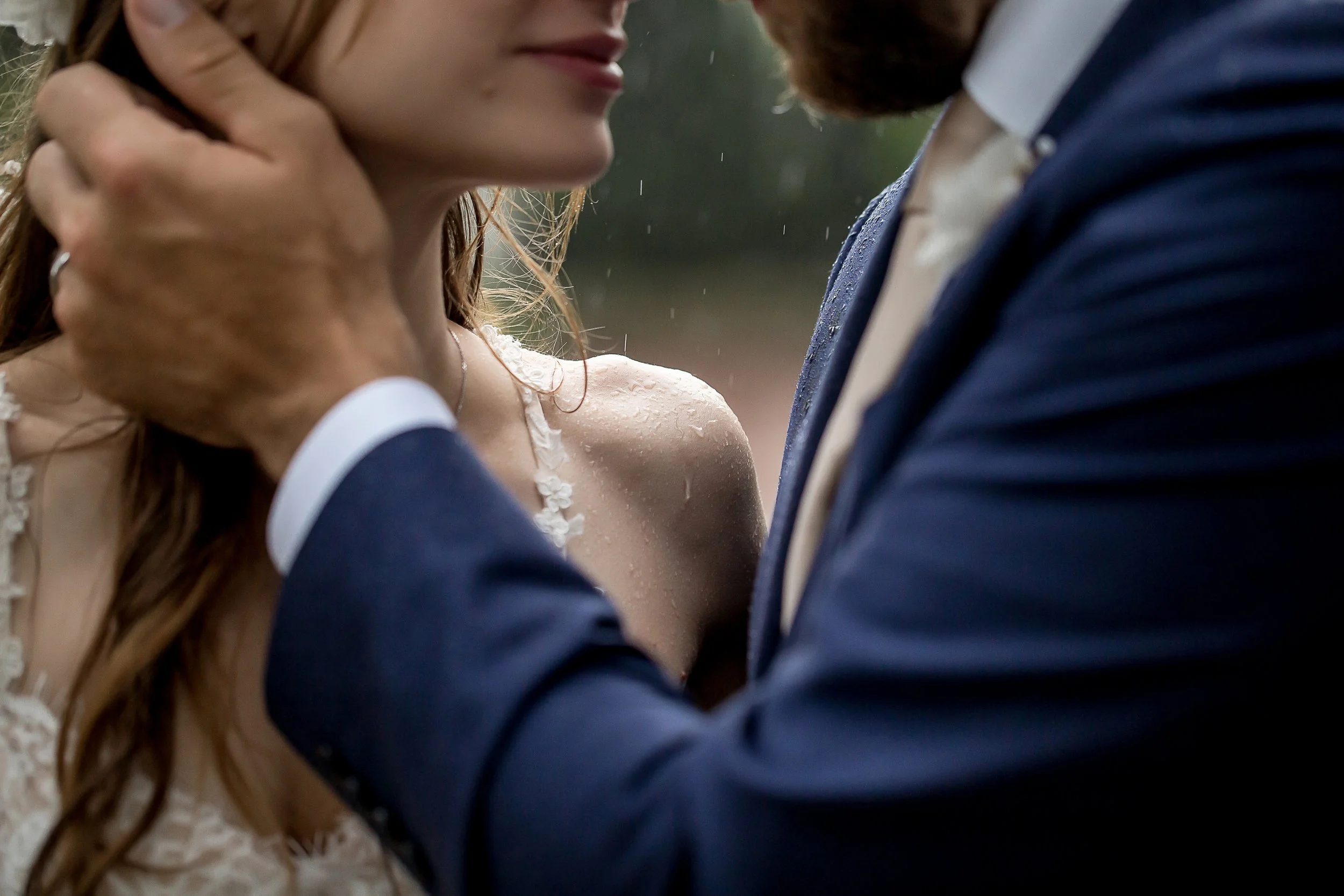 spring rain on wedding day belmont north carolina daniel stowe