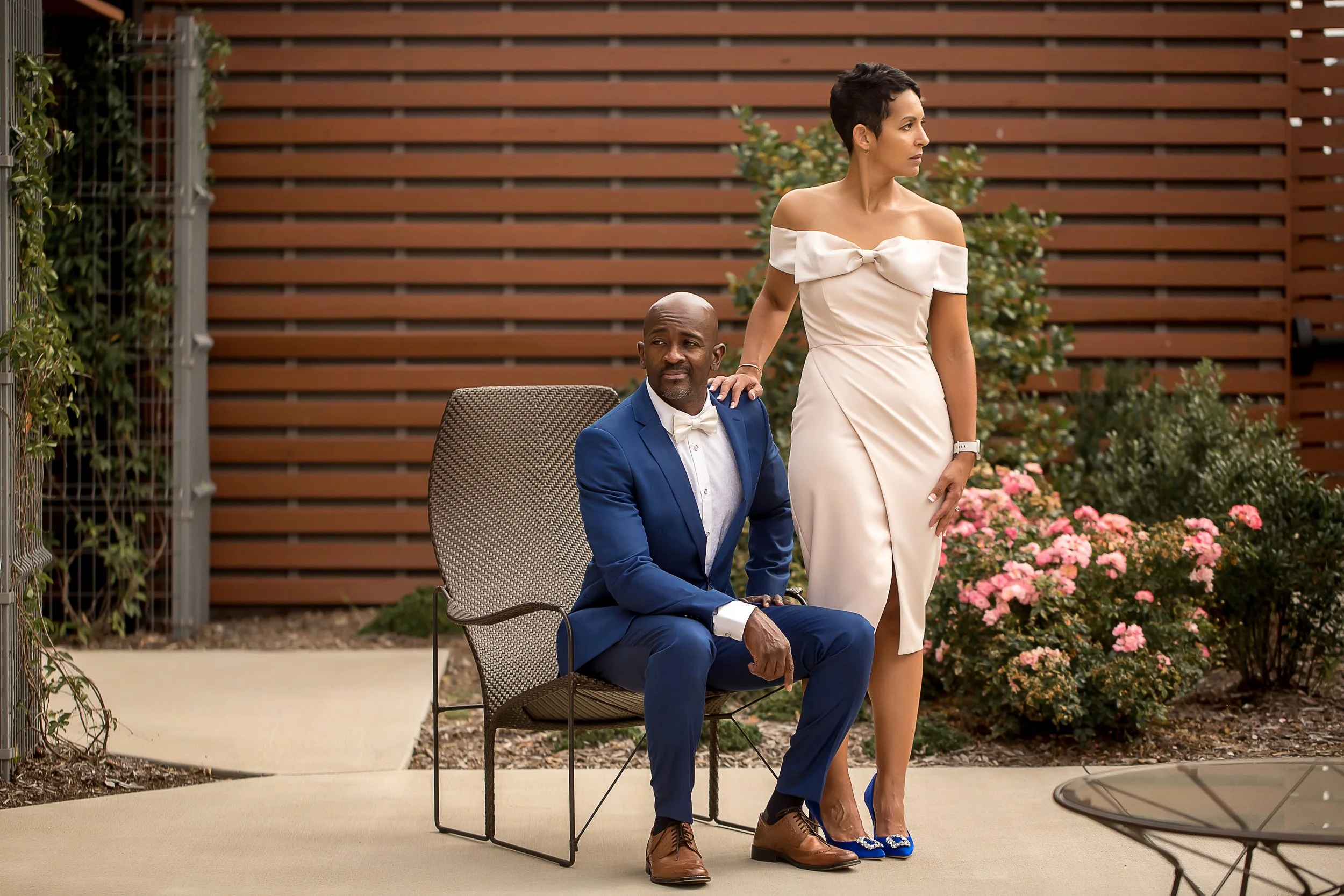 sleek stylish african american elopement charlotte nc best photographer