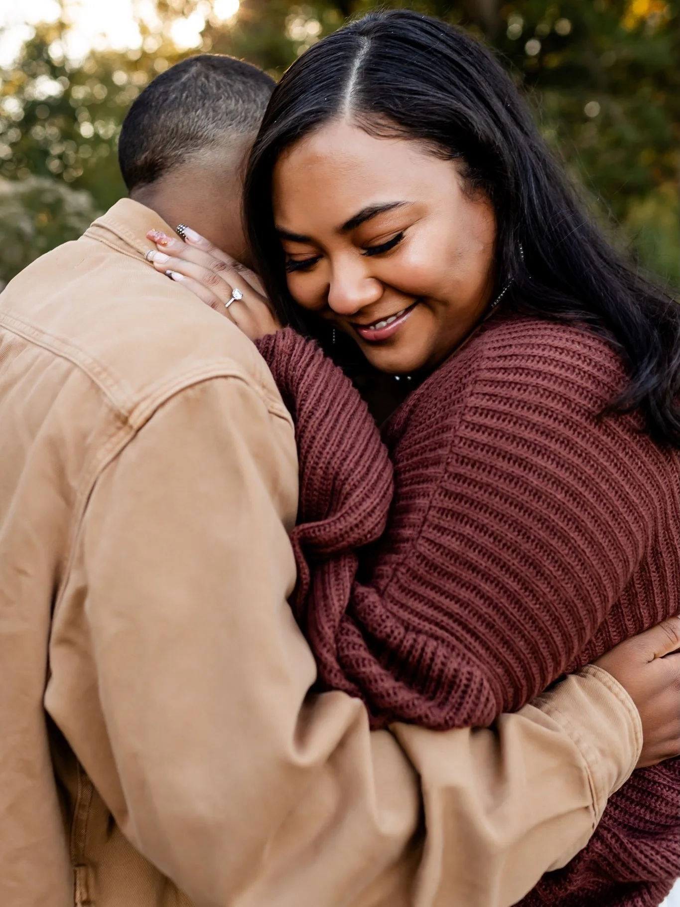 The best photos happen after you stop worrying about taking photos.

When you&rsquo;re laughing instead of posing.
When you&rsquo;re wrapped up in each other instead of thinking about the camera.
When your only job is to love the person standing in f